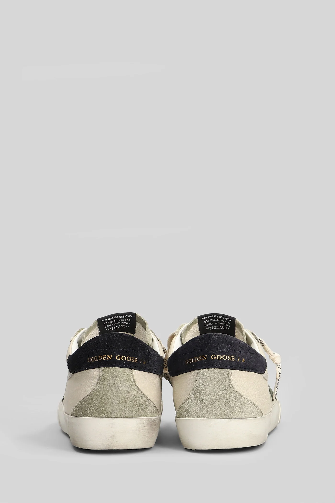 Superstar Sneakers in beige suede and leather - Image 4