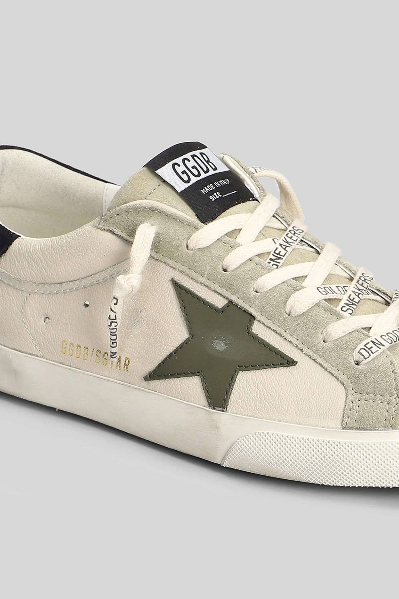 Superstar Sneakers in beige suede and leather - Image 5
