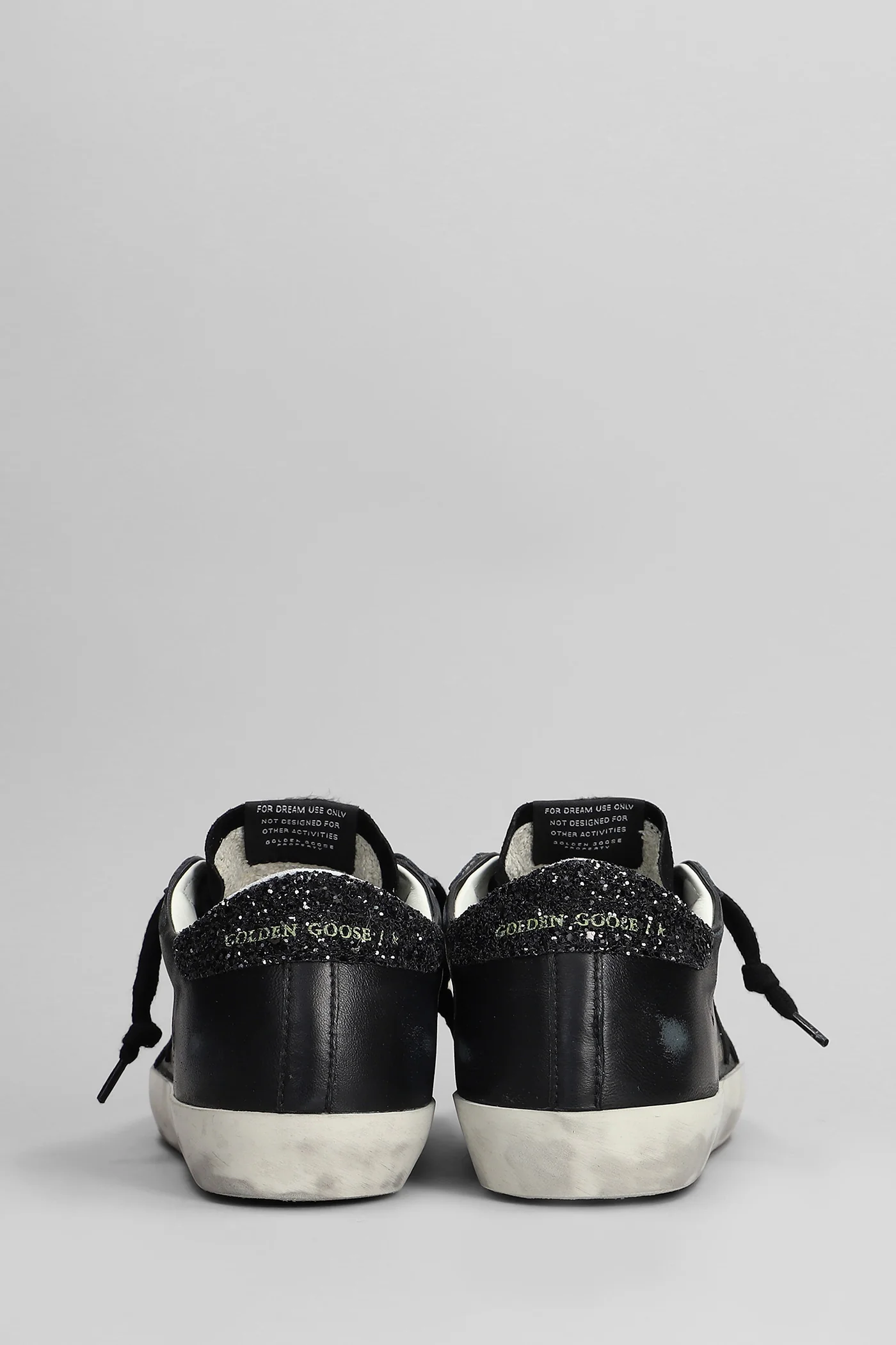 Superstar Sneakers in black suede and leather - Image 4