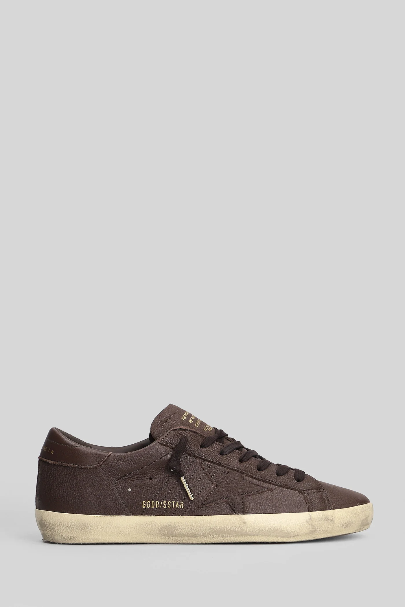 Superstar Sneakers in brown leather