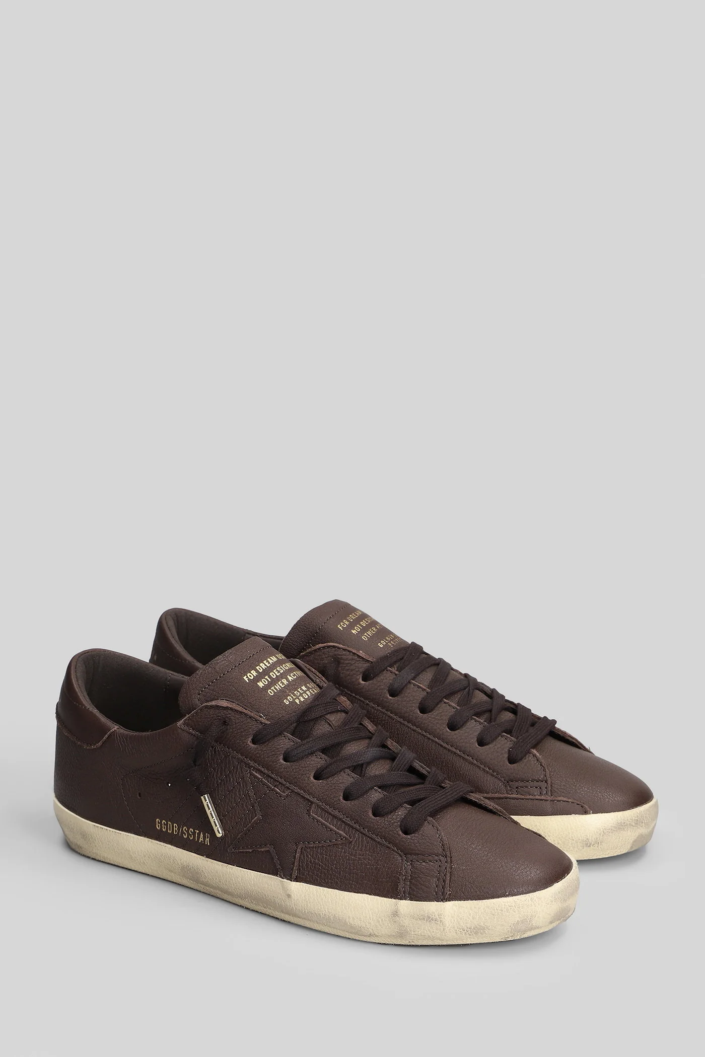 Superstar Sneakers in brown leather - Image 2