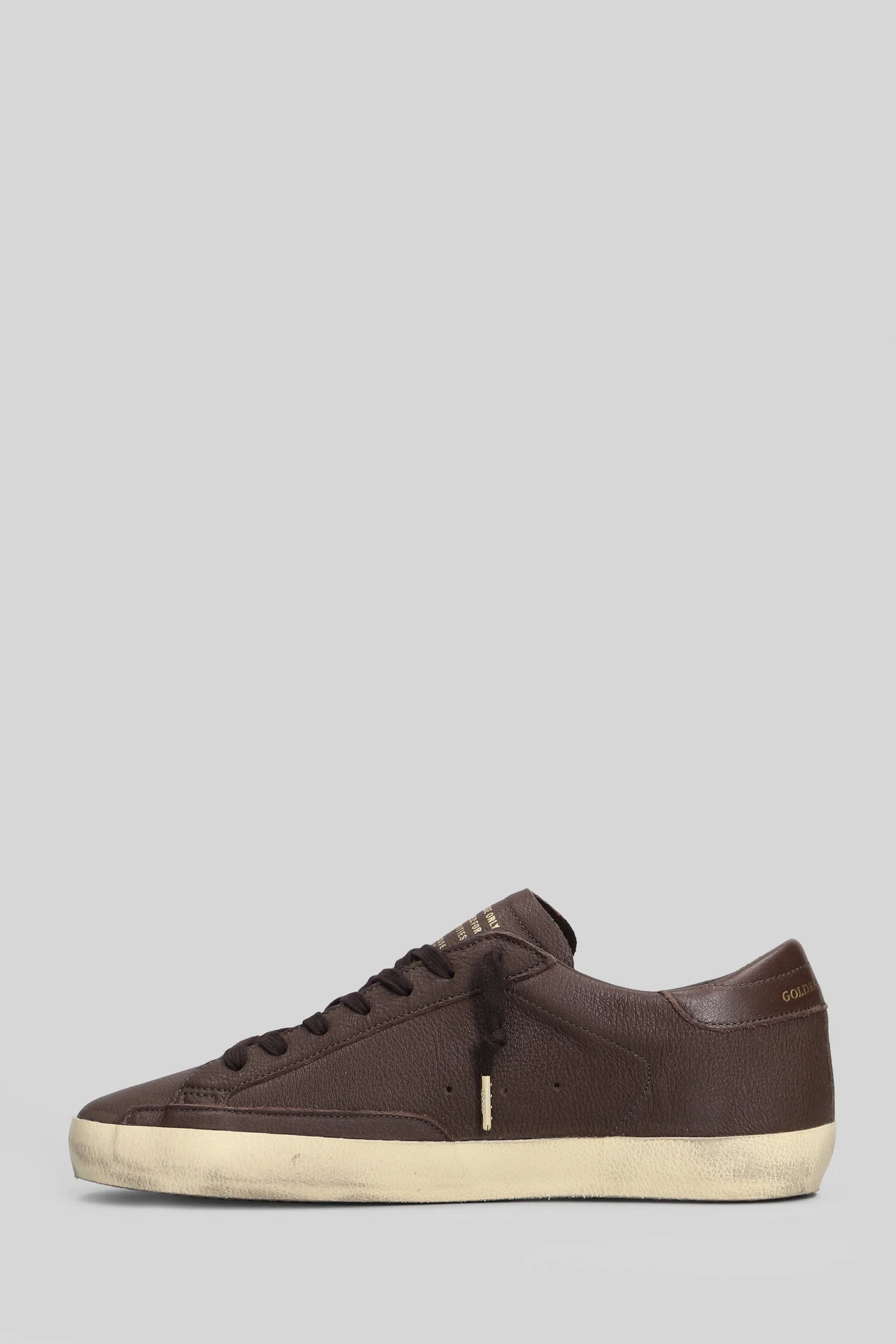 Superstar Sneakers in brown leather - Image 3