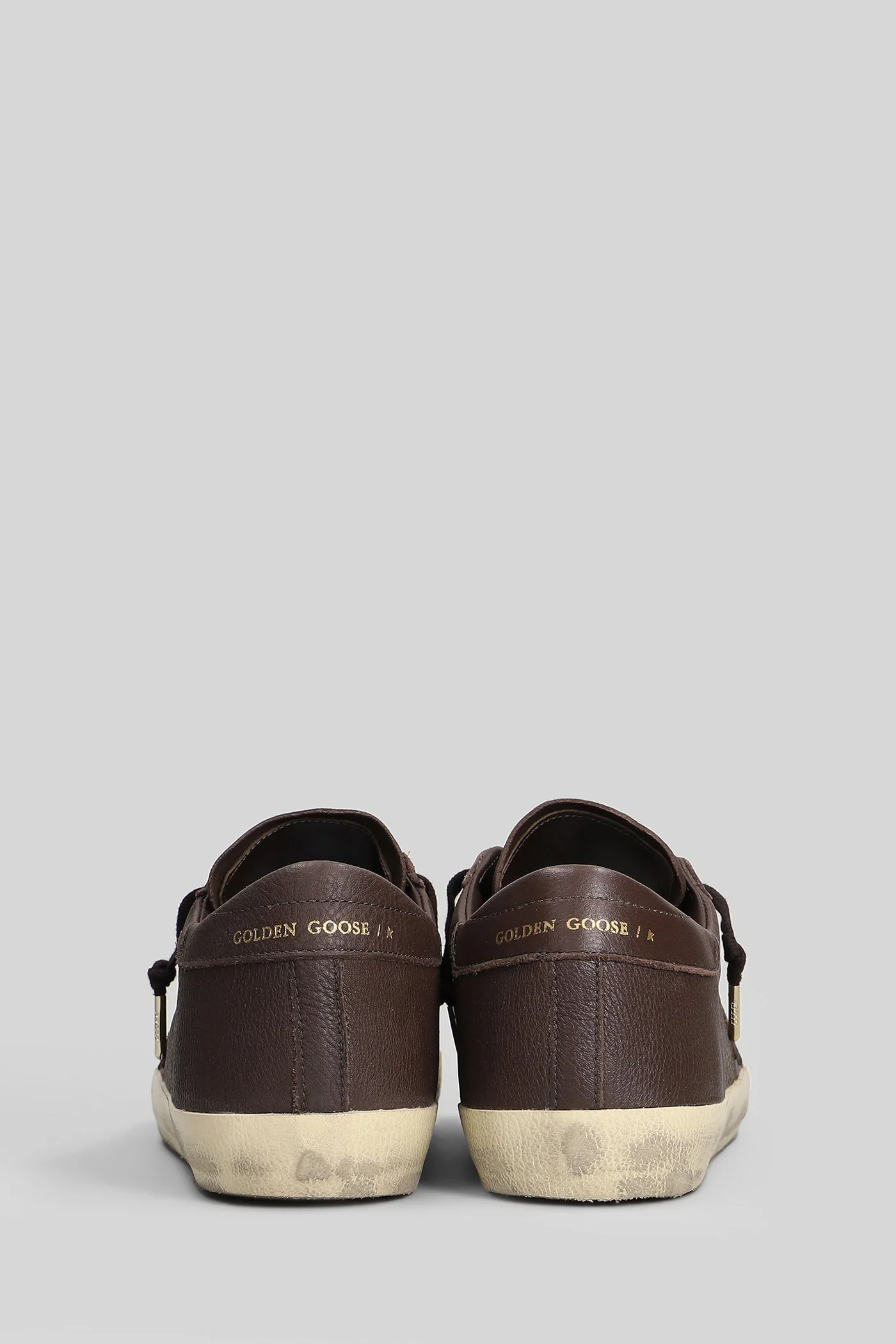 Superstar Sneakers in brown leather - Image 4
