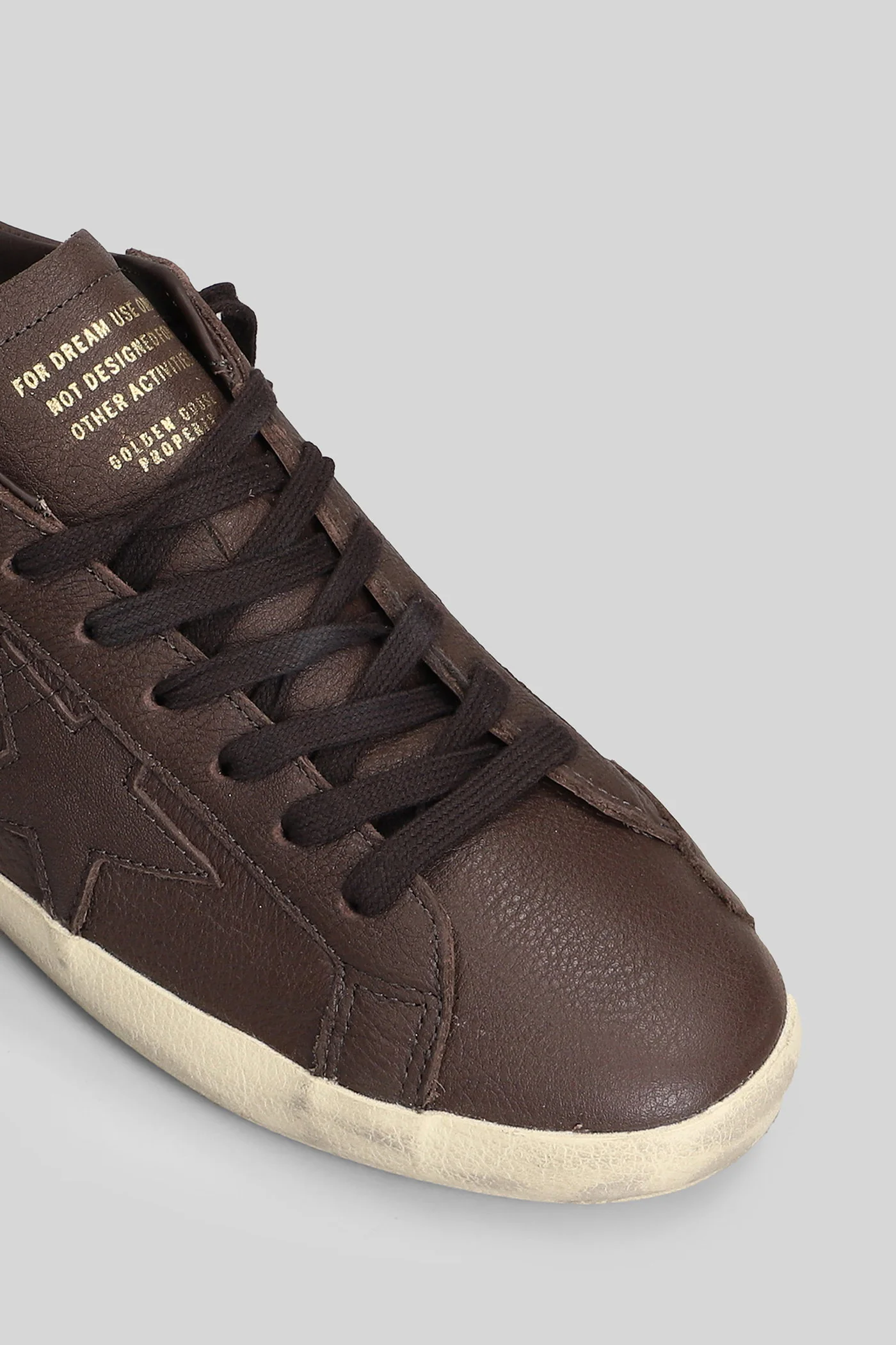 Superstar Sneakers in brown leather - Image 5