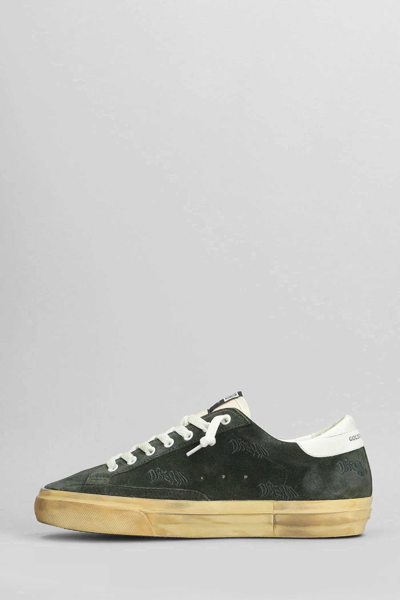 Superstar Sneakers in green suede - Image 3