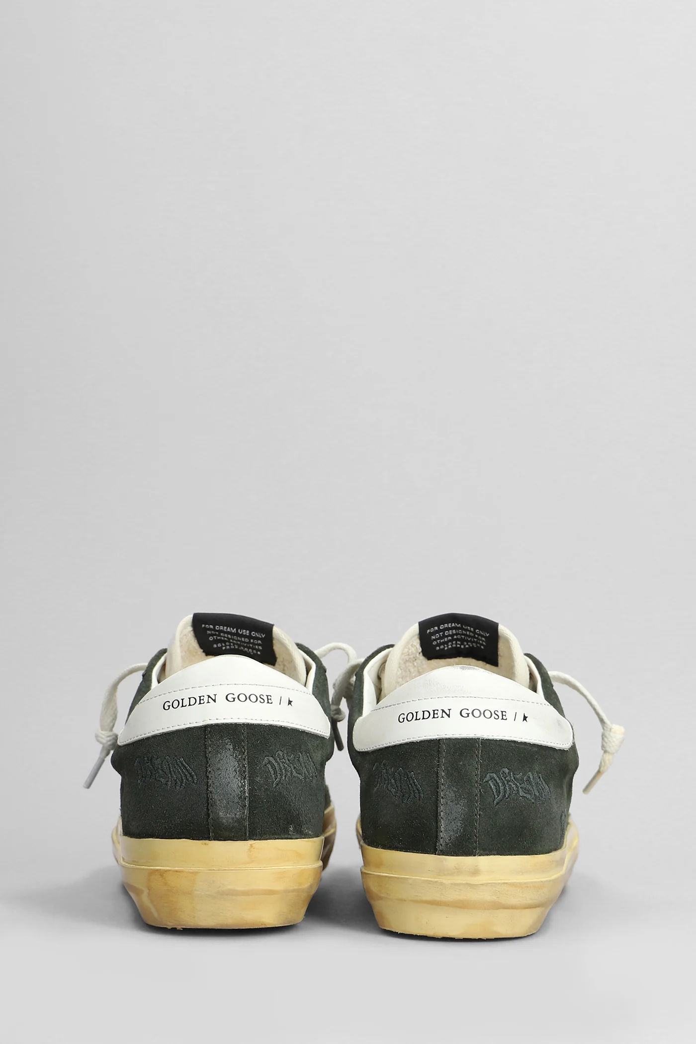 Superstar Sneakers in green suede - Image 4