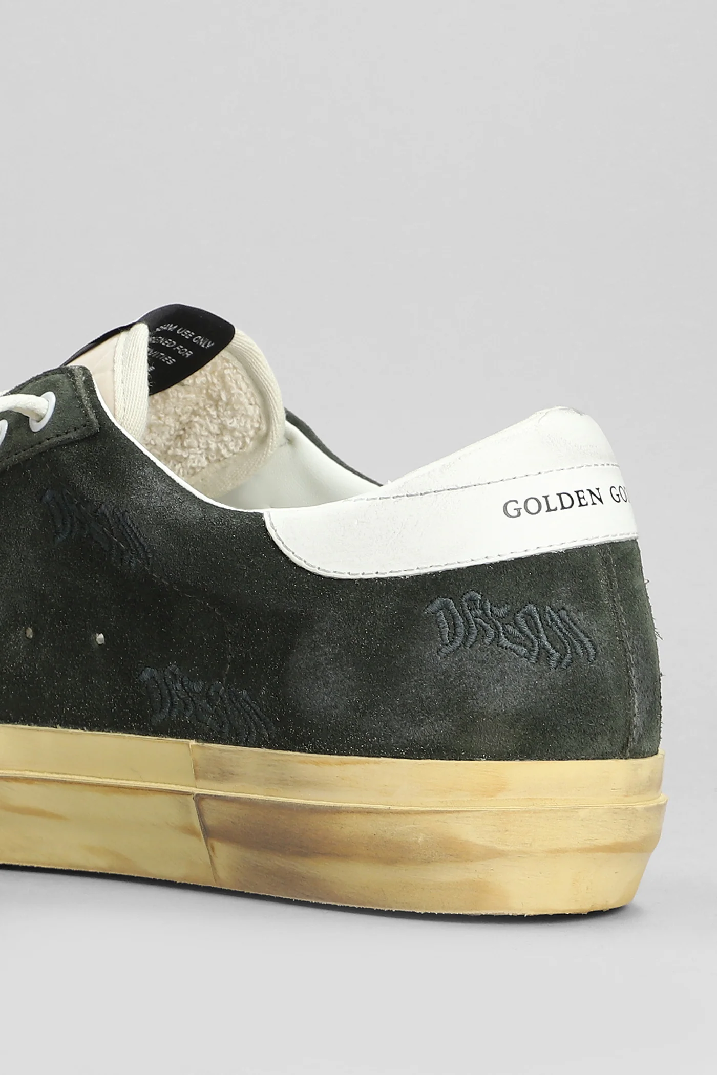 Superstar Sneakers in green suede - Image 5