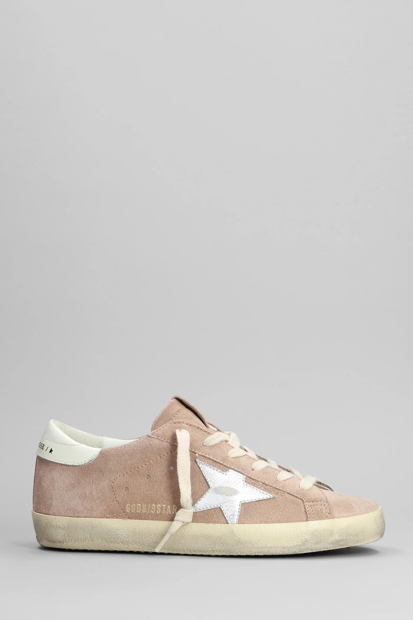 Superstar Sneakers in rose-pink suede