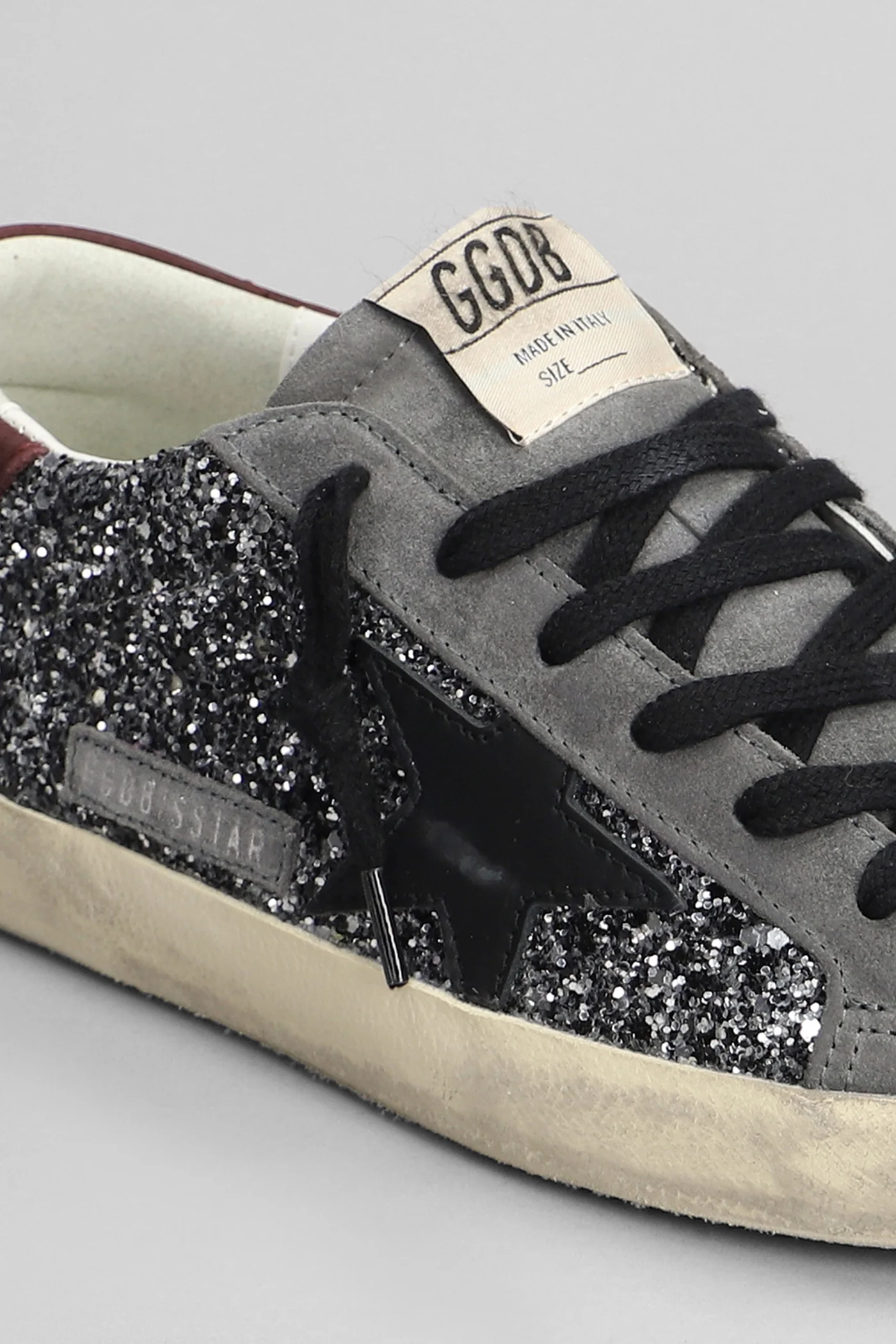 Superstar Sneakers in silver glitter - Image 5