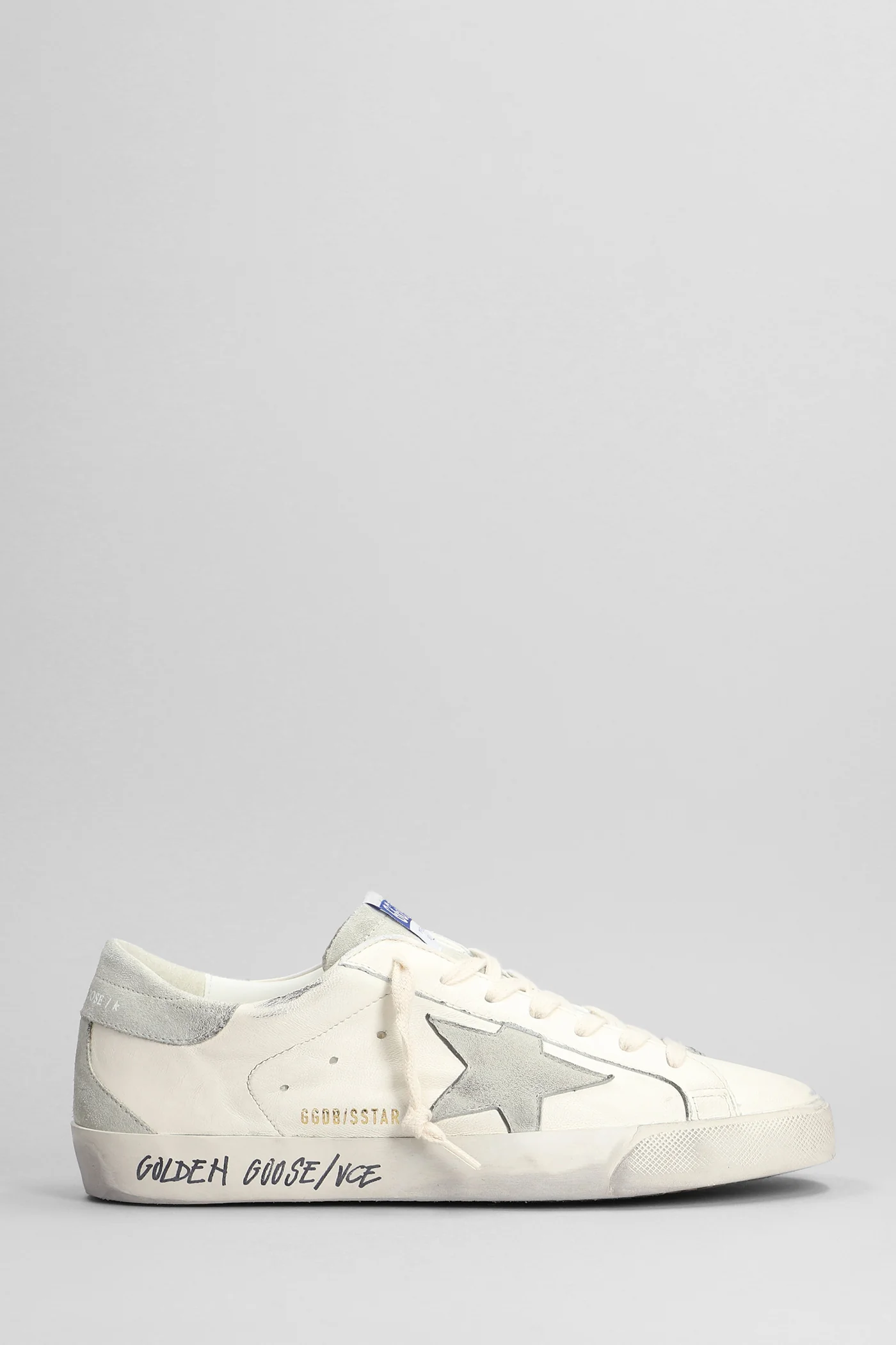 Superstar Sneakers in white leather