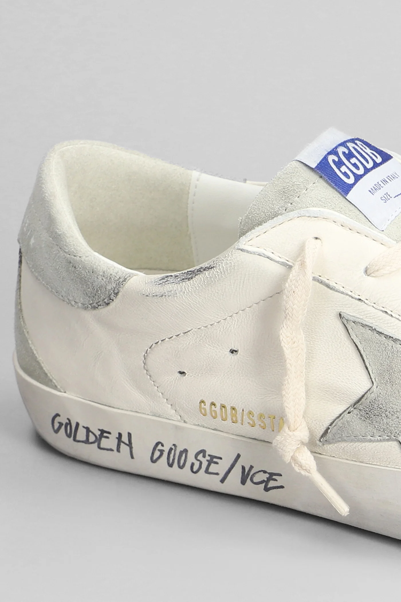 Superstar Sneakers in white leather - Image 5