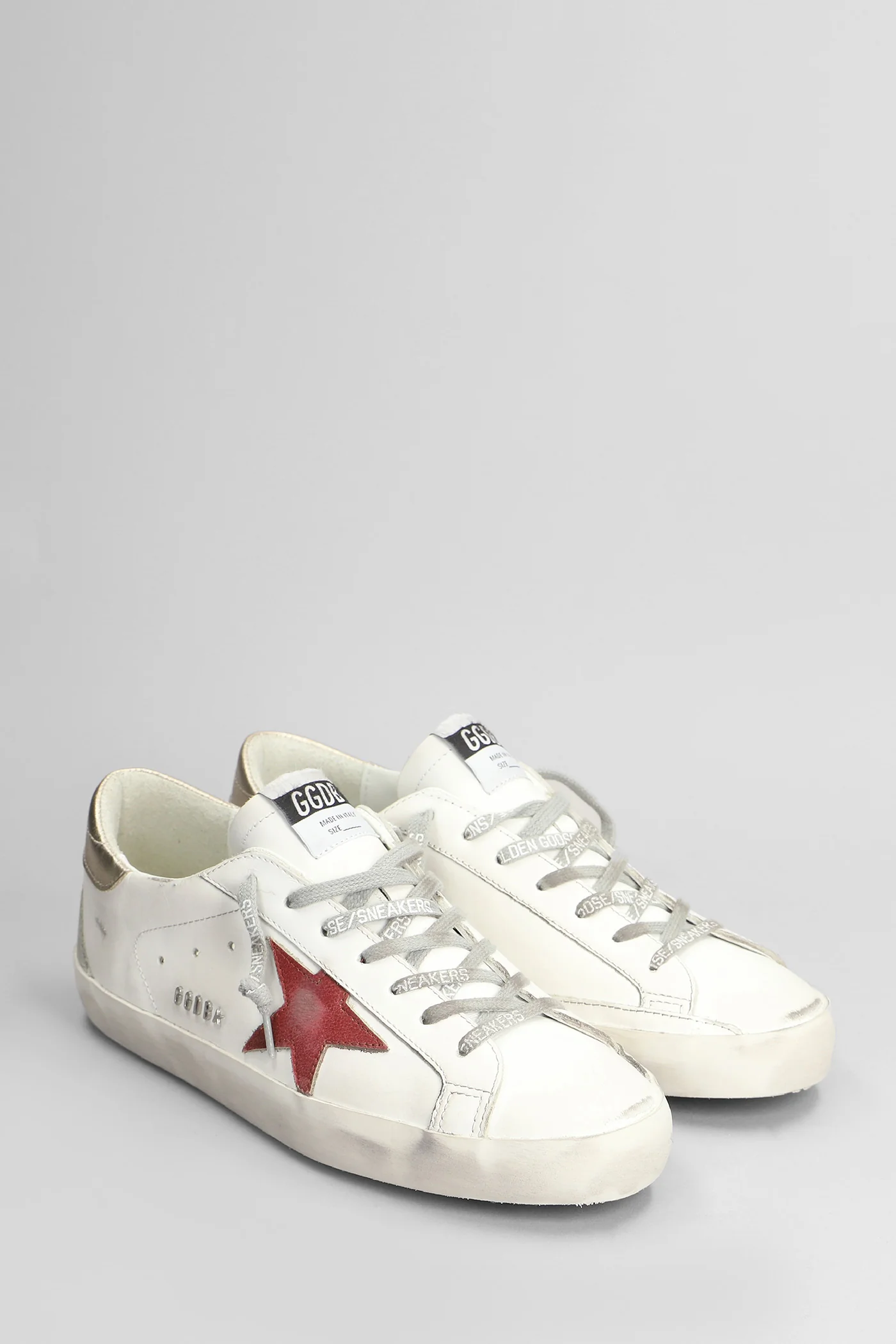 Superstar Sneakers in white leather - Image 2