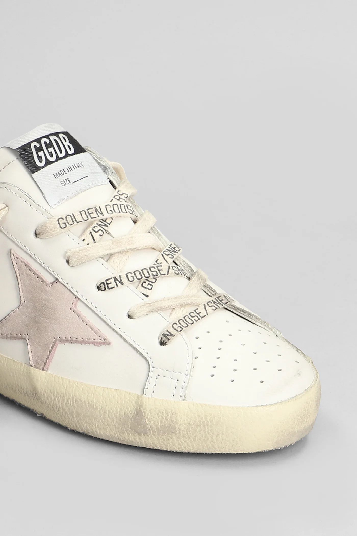 Superstar Sneakers in white leather - Image 5