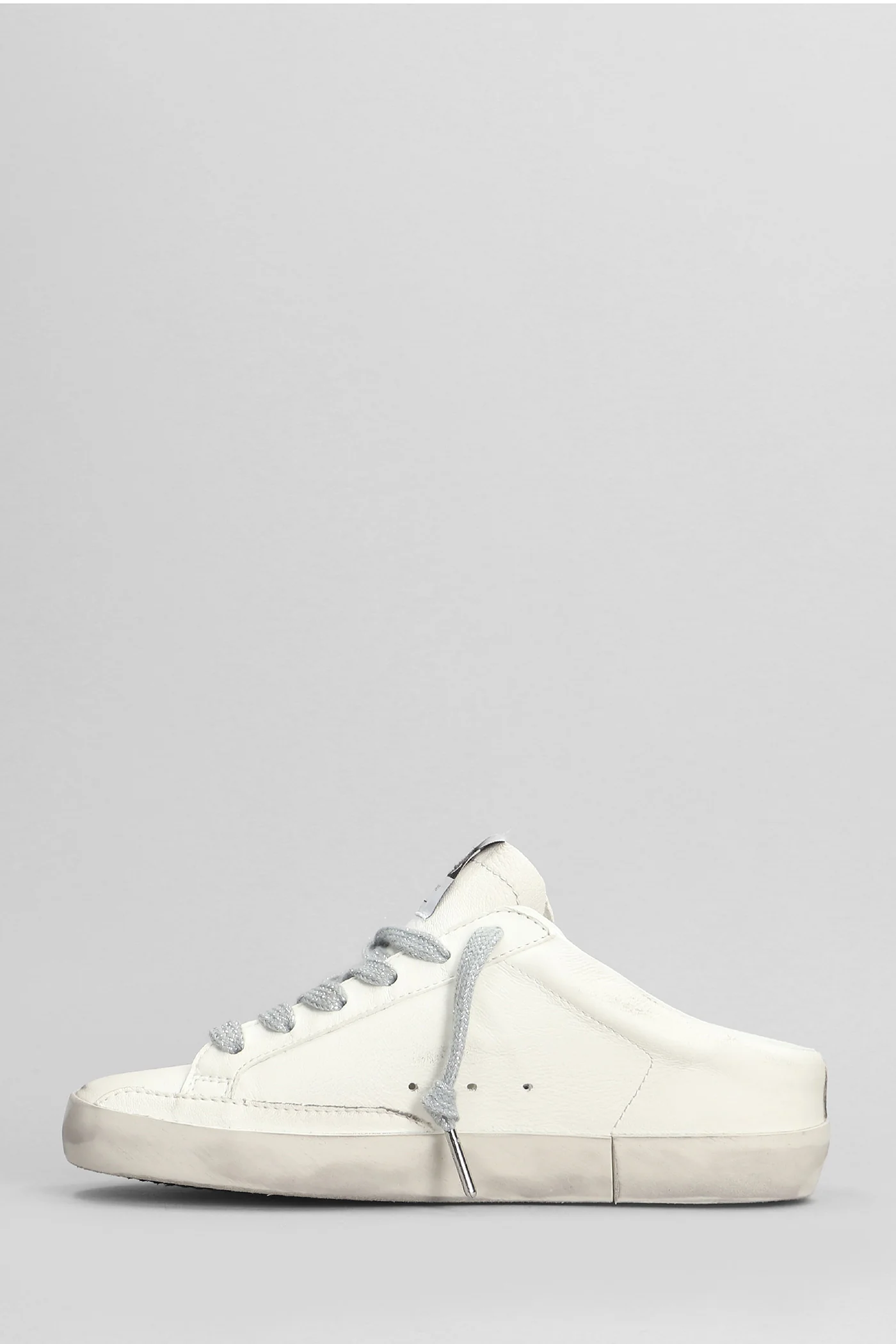 Superstar Sneakers in white leather - Image 3