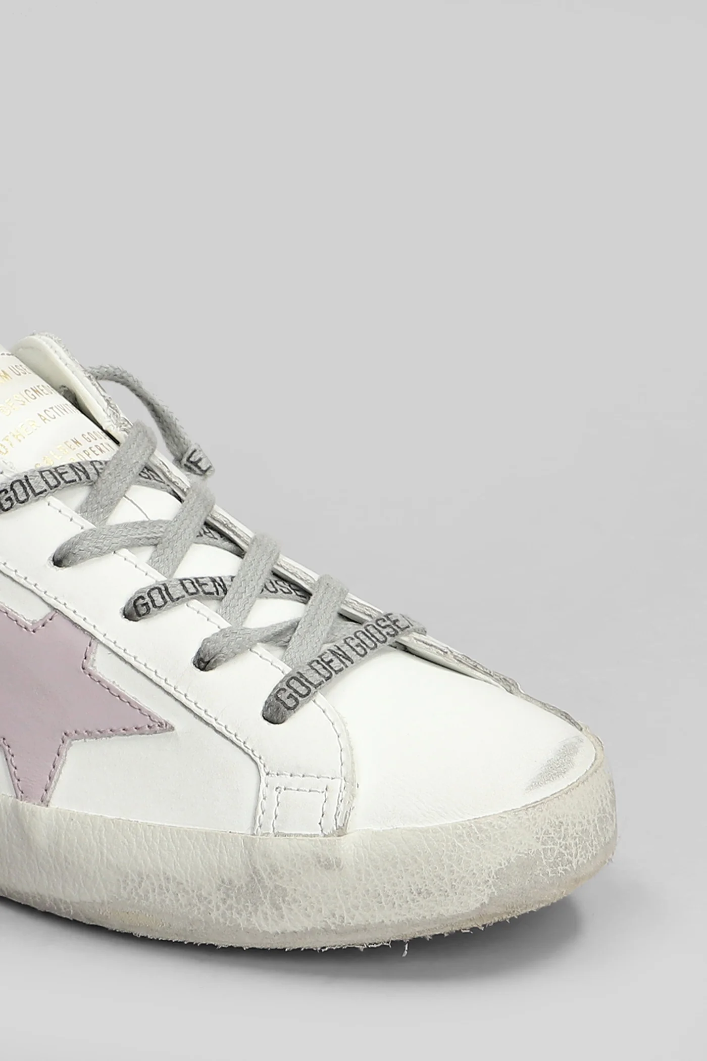 Superstar Sneakers in white leather - Image 5