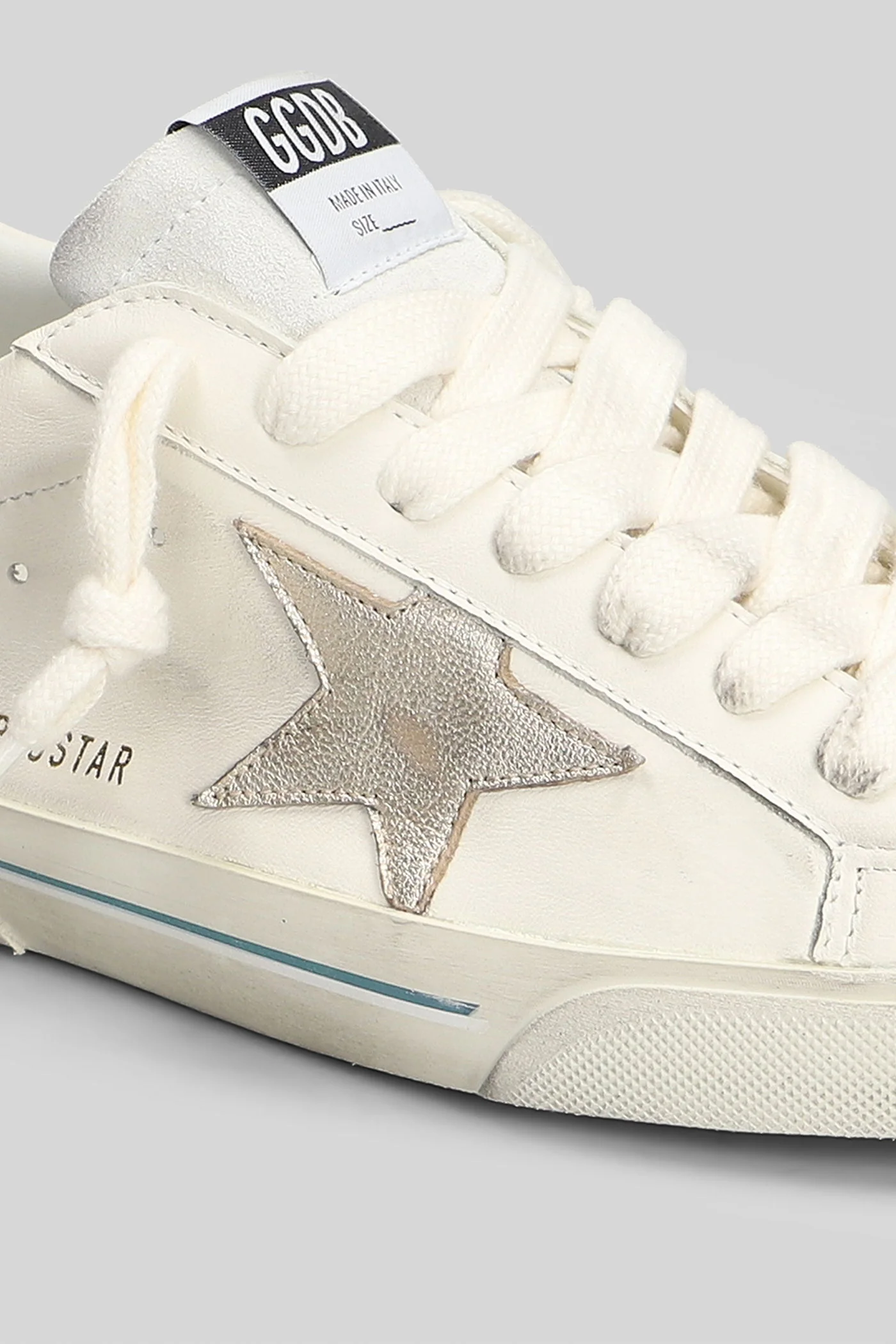 Superstar Sneakers in white leather - Image 5