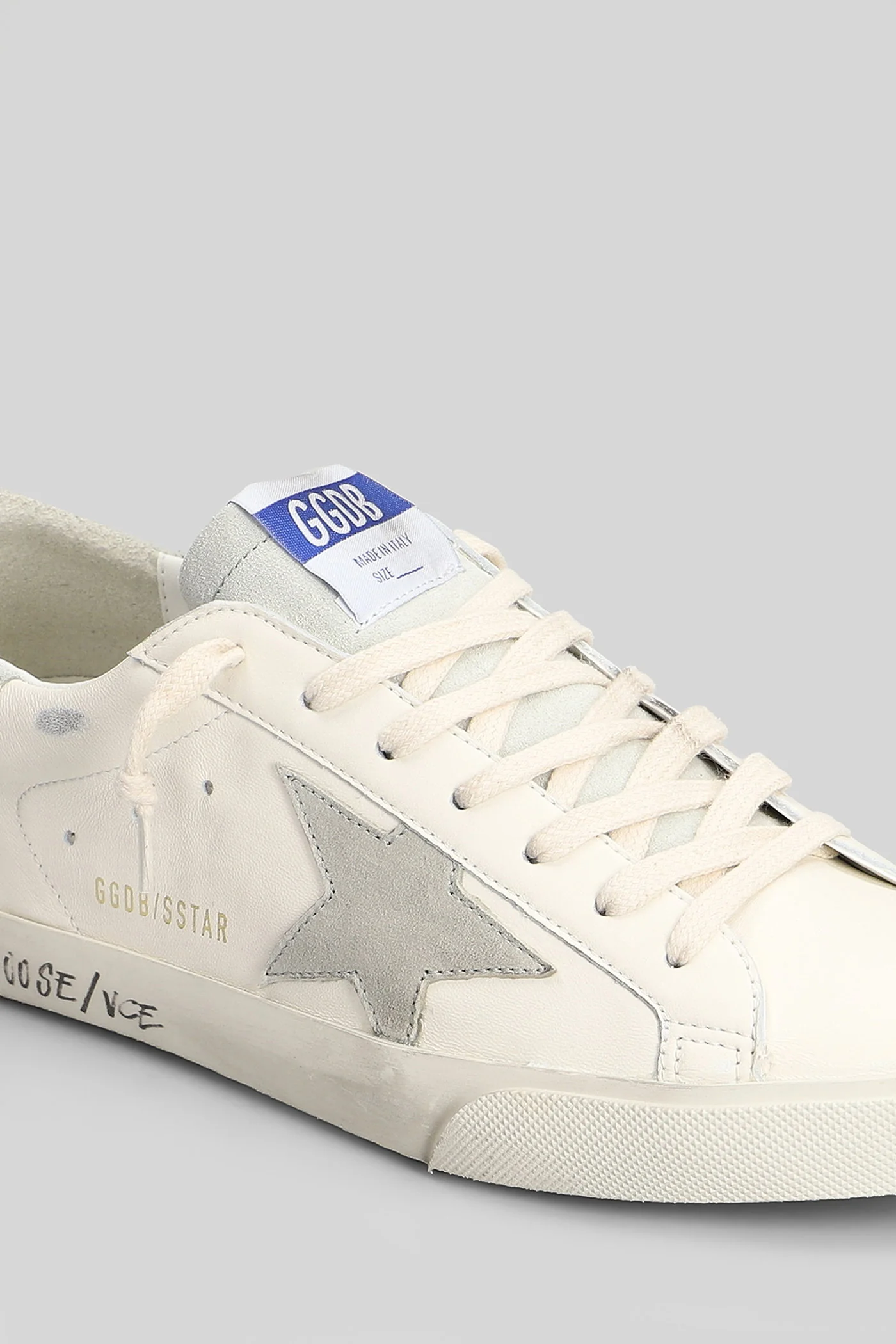 Superstar Sneakers in white leather - Image 5