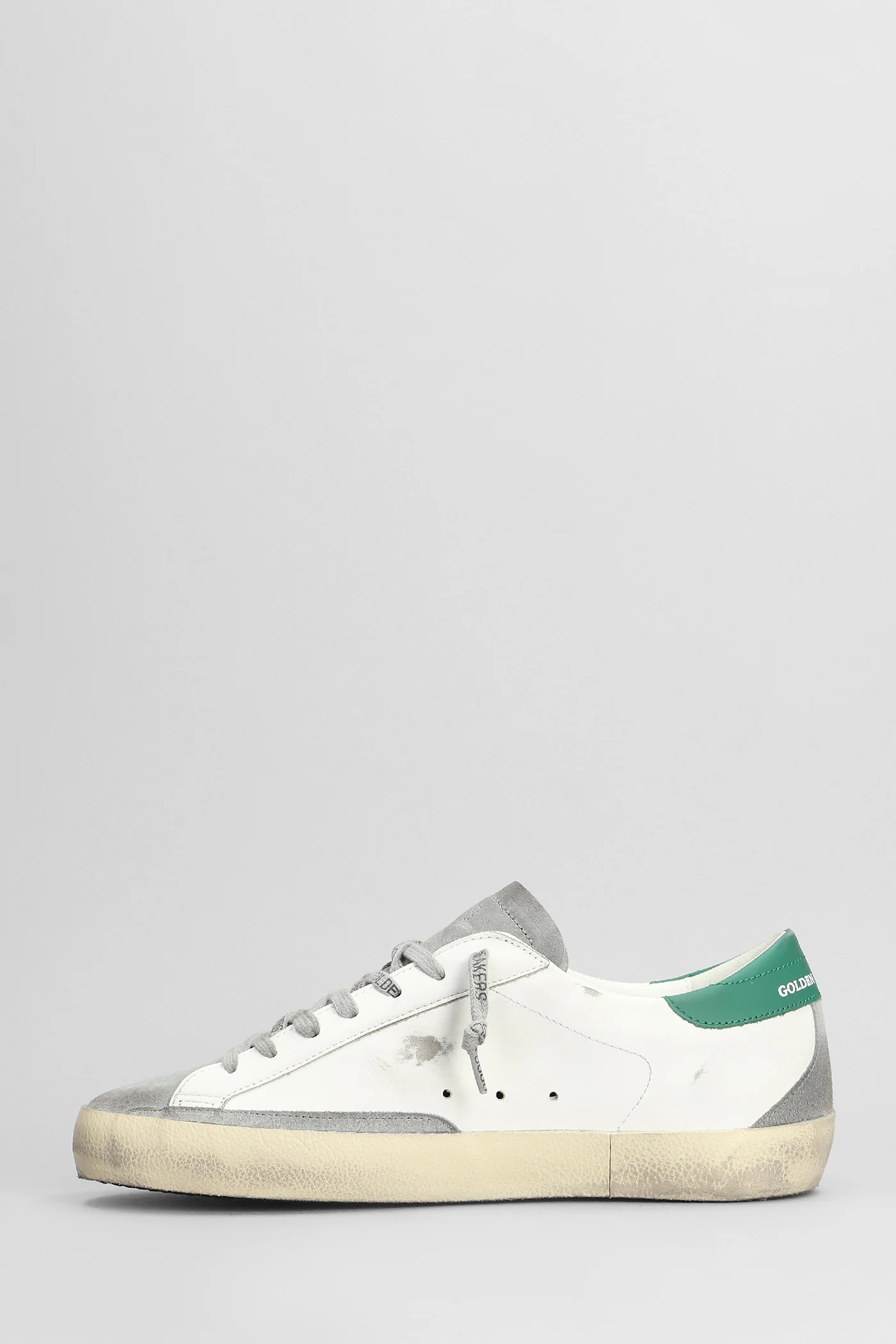 Superstar Sneakers in white suede and leather - Image 3