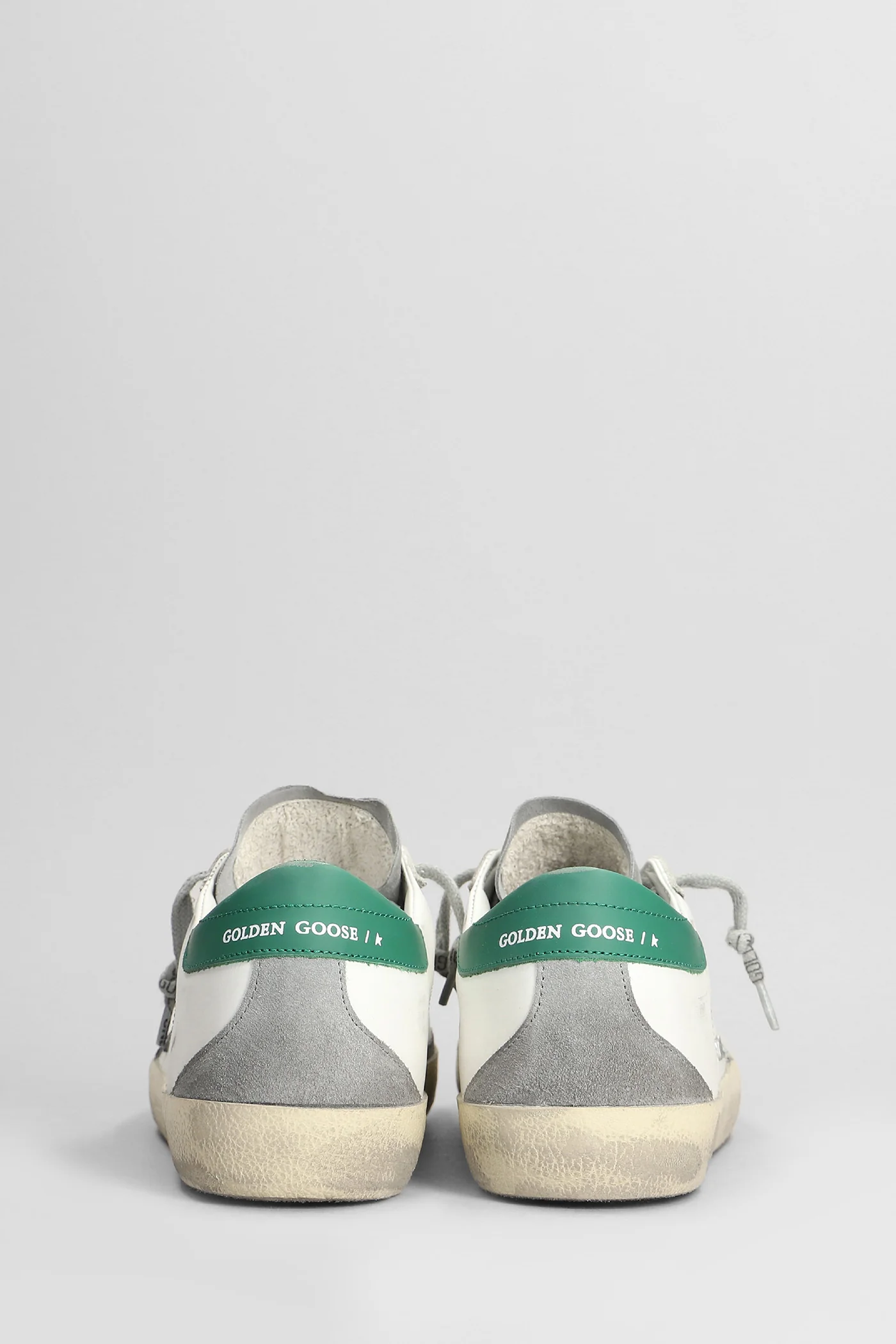 Superstar Sneakers in white suede and leather - Image 4