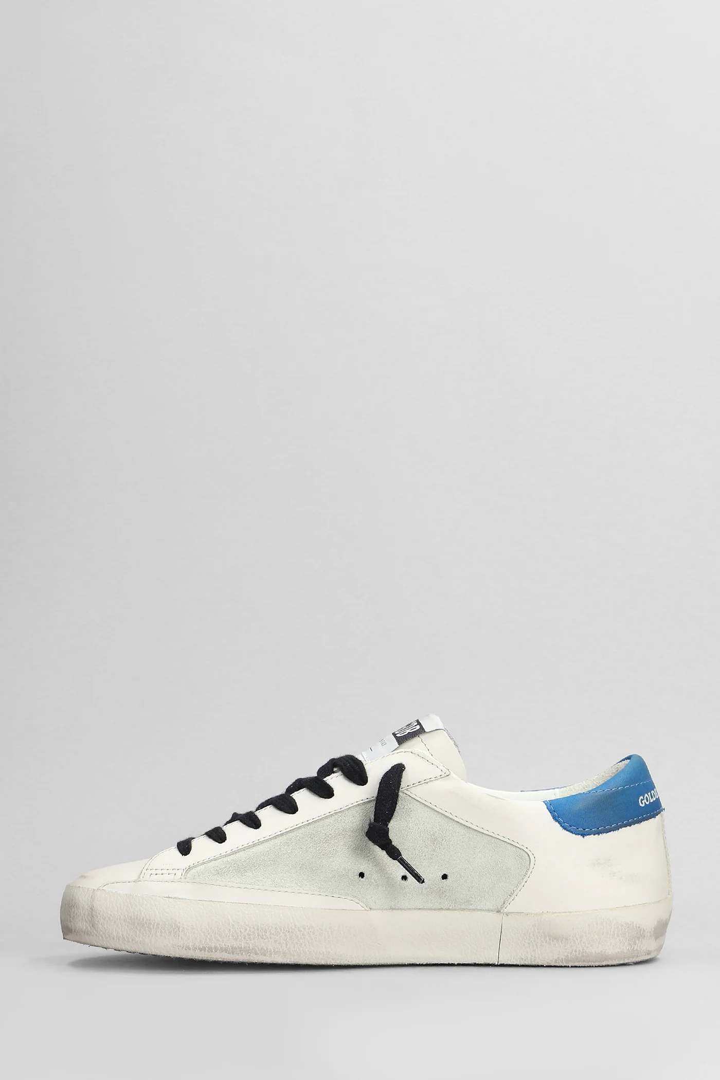 Superstar Sneakers in white suede and leather - Image 3