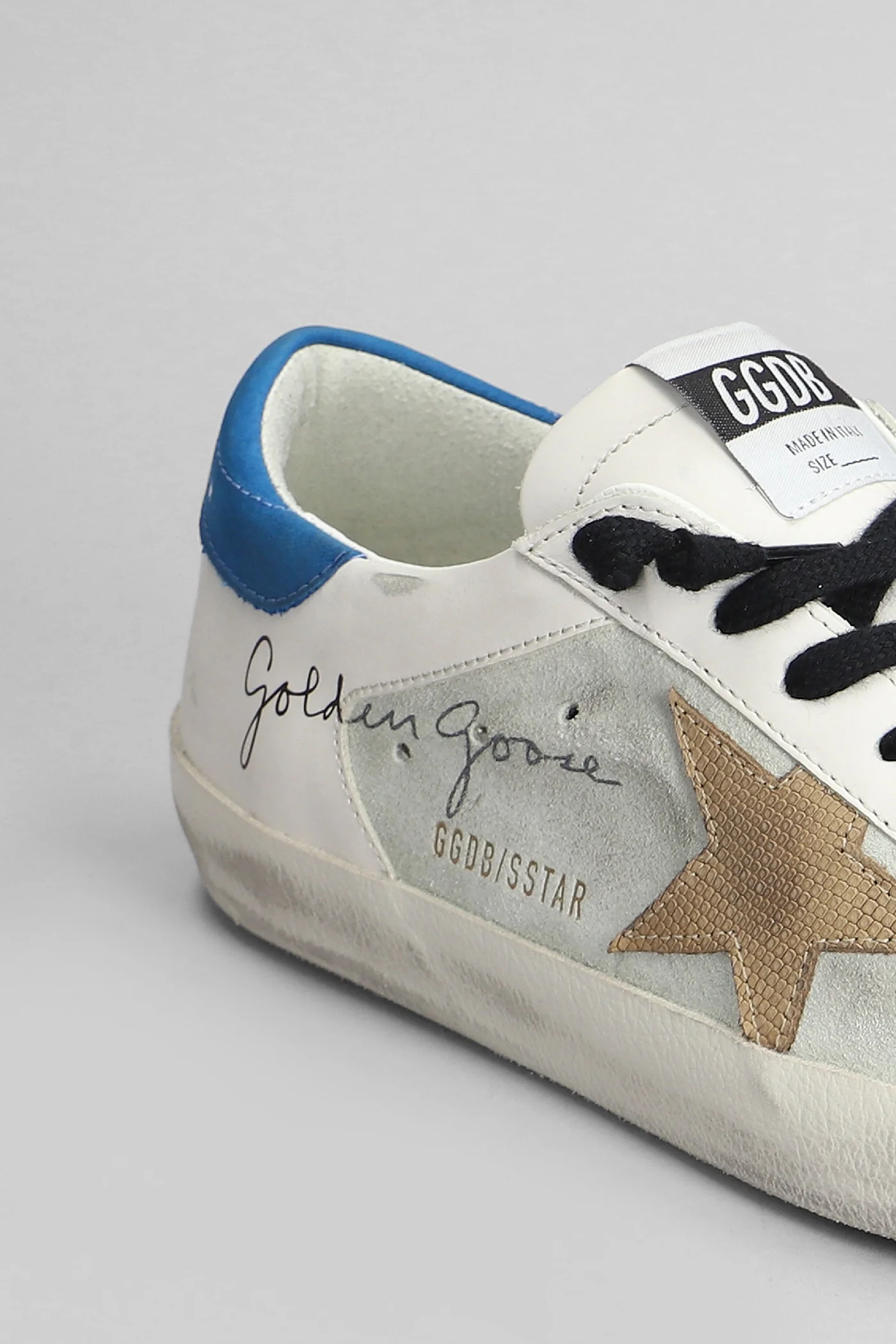 Superstar Sneakers in white suede and leather - Image 5
