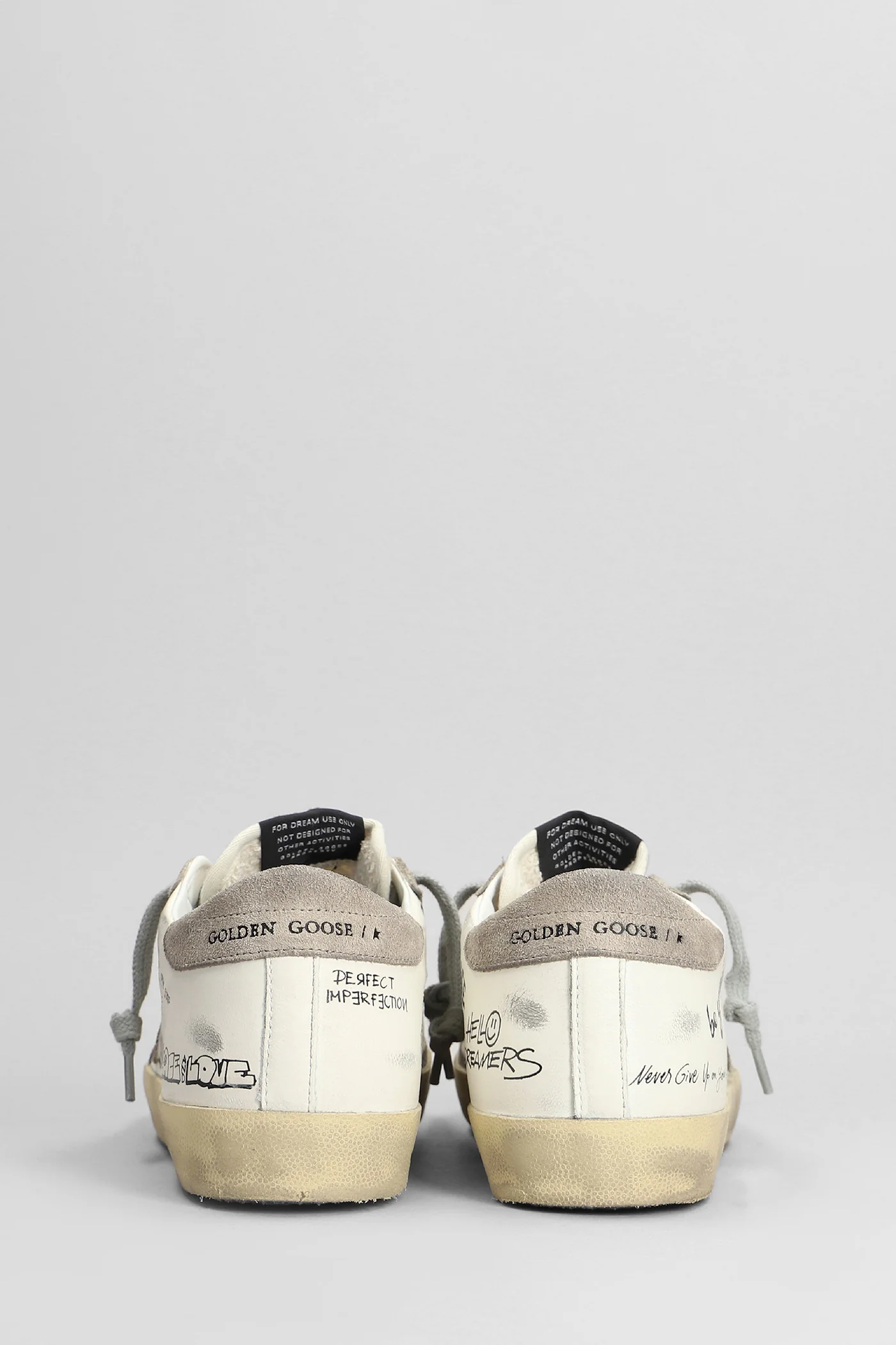 Superstar Sneakers in white suede and leather - Image 4