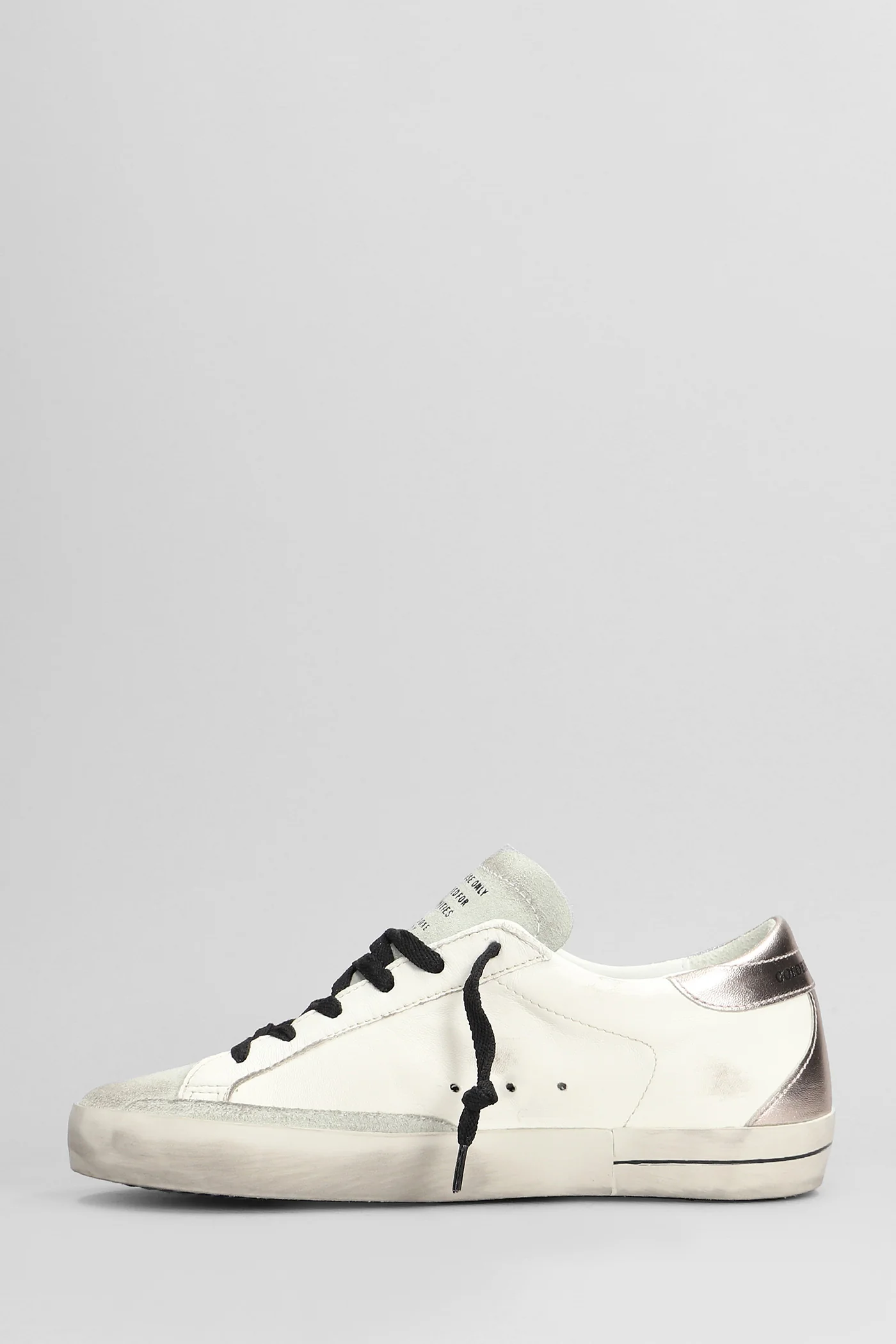 Superstar Sneakers in white suede and leather - Image 3