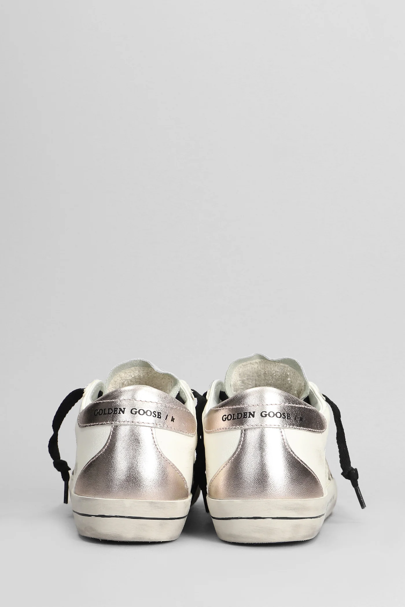 Superstar Sneakers in white suede and leather - Image 4