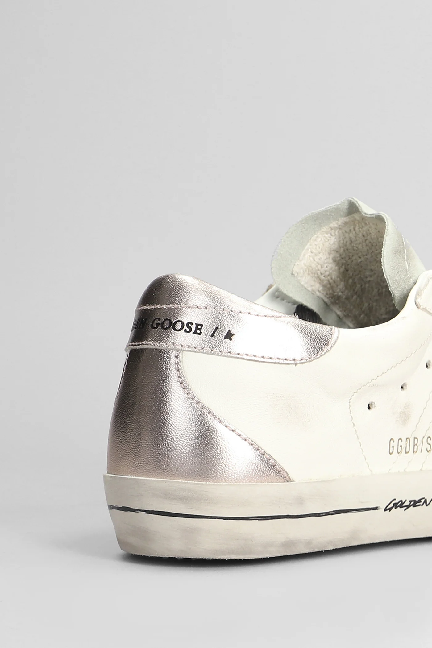Superstar Sneakers in white suede and leather - Image 5