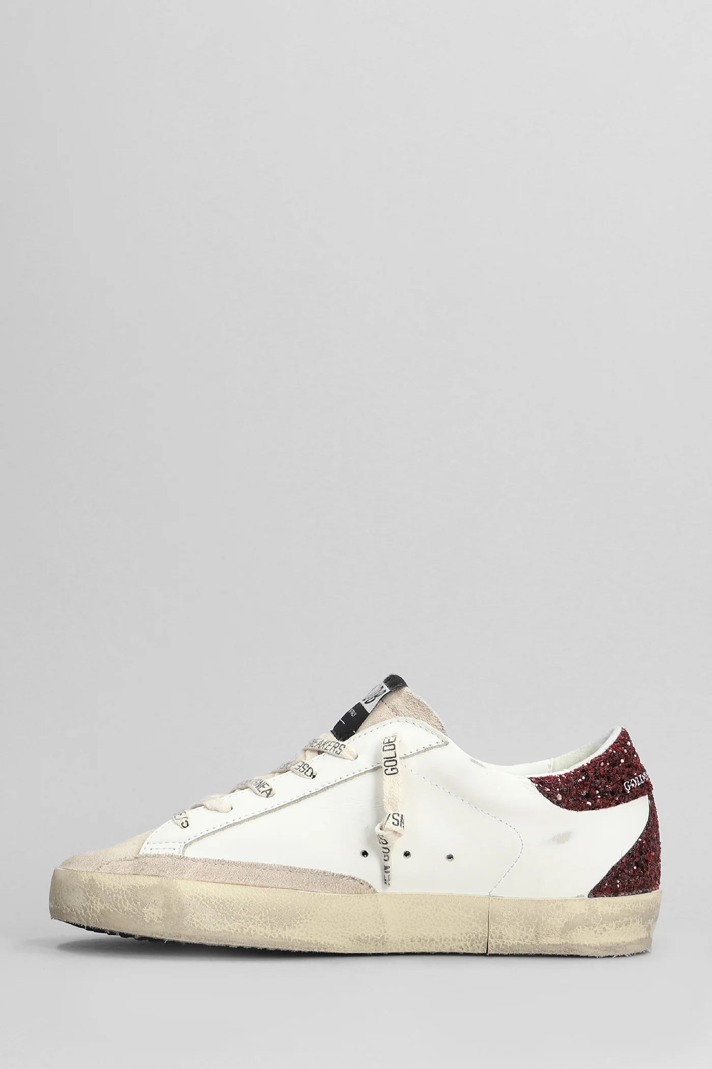 Superstar Sneakers in white suede and leather - Image 3