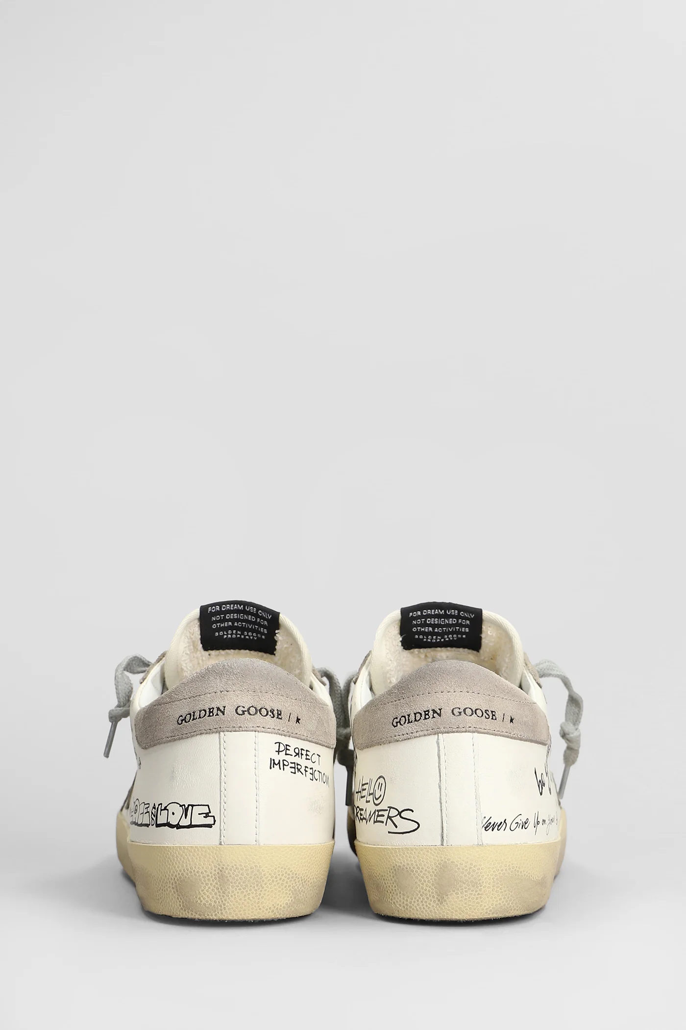 Superstar Sneakers in white suede and leather - Image 4