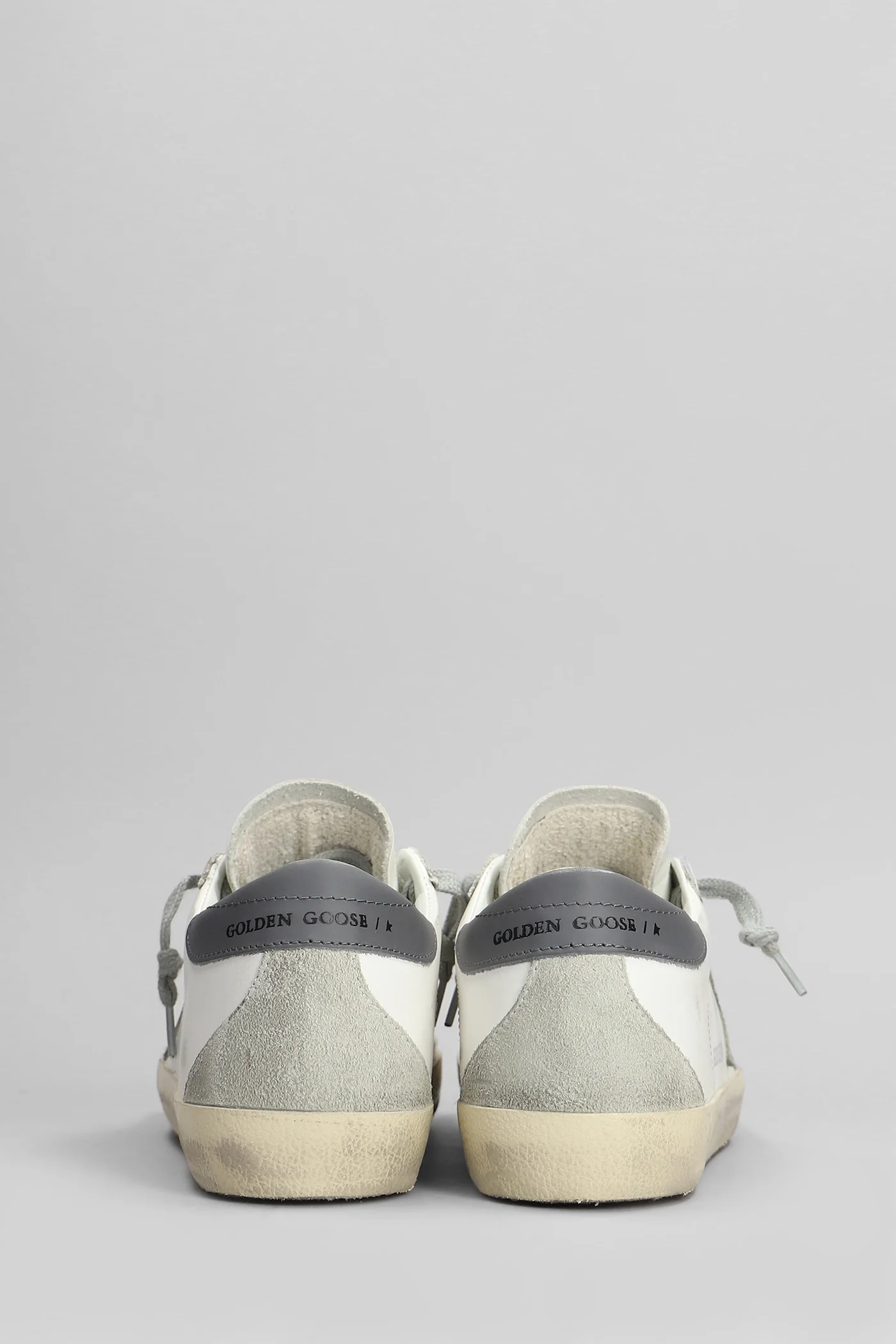 Superstar Sneakers in white suede and leather - Image 4