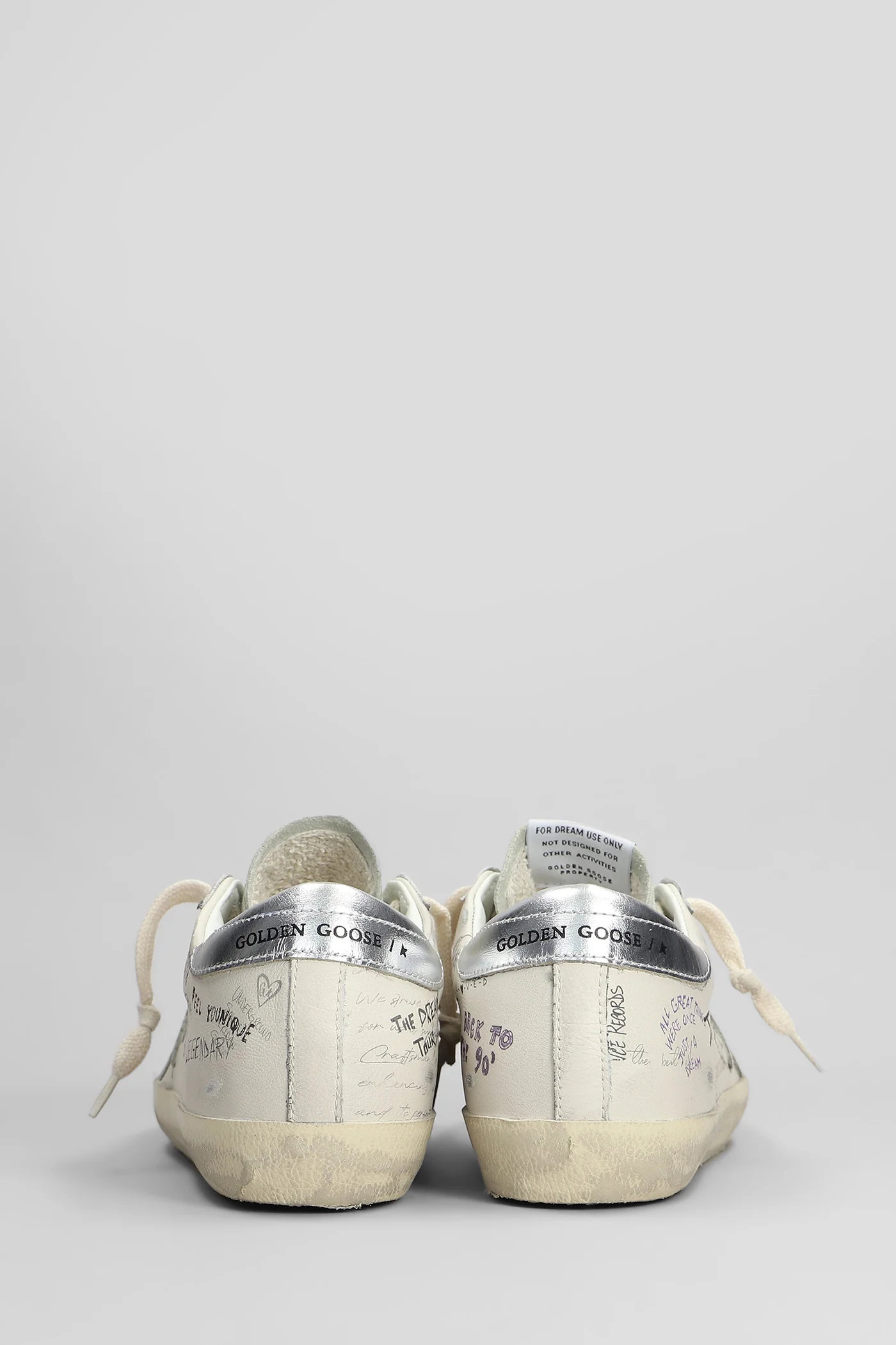Superstar Sneakers in white suede and leather - Image 4