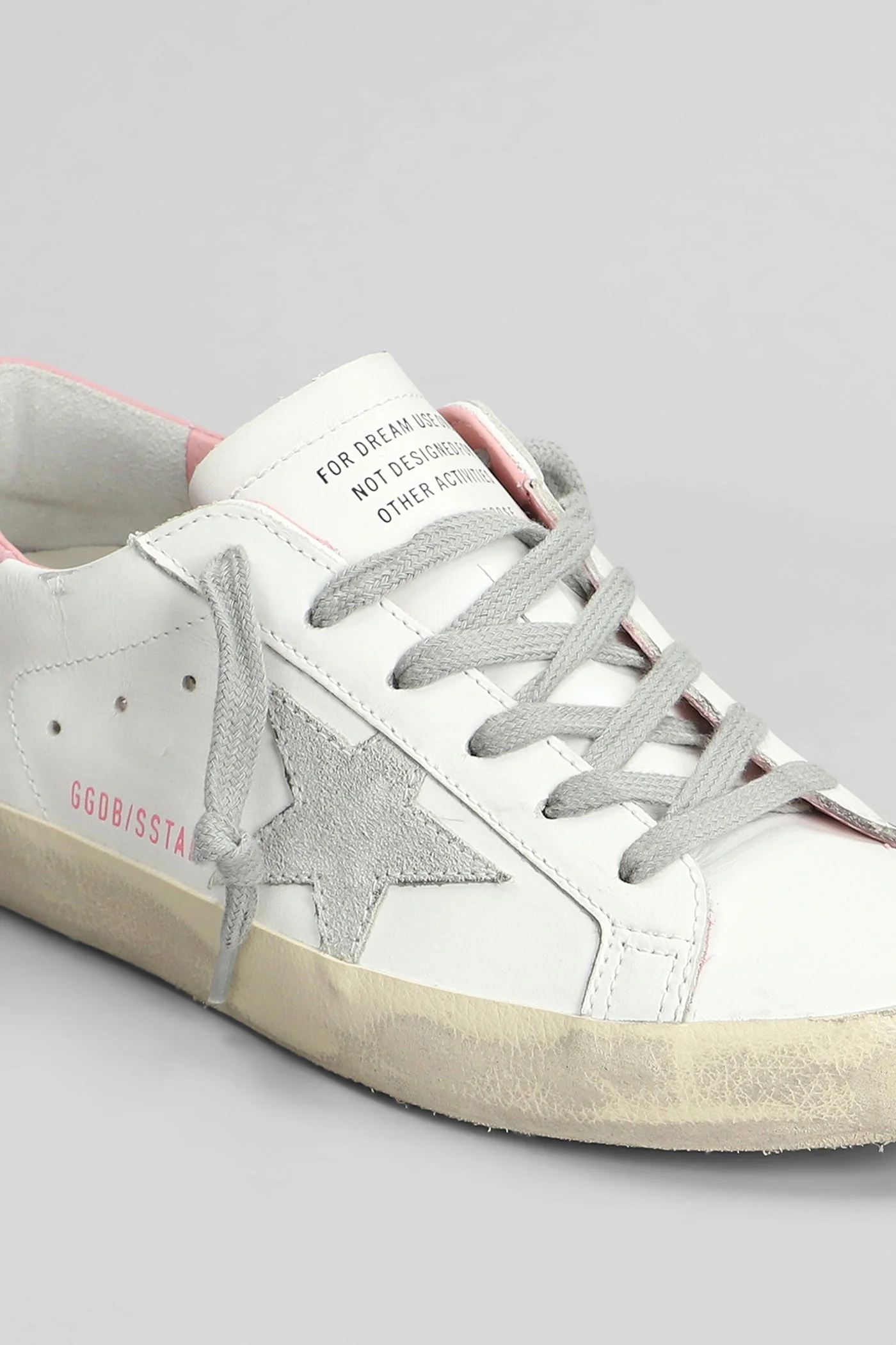 Superstar Sneakers in white suede and leather - Image 5