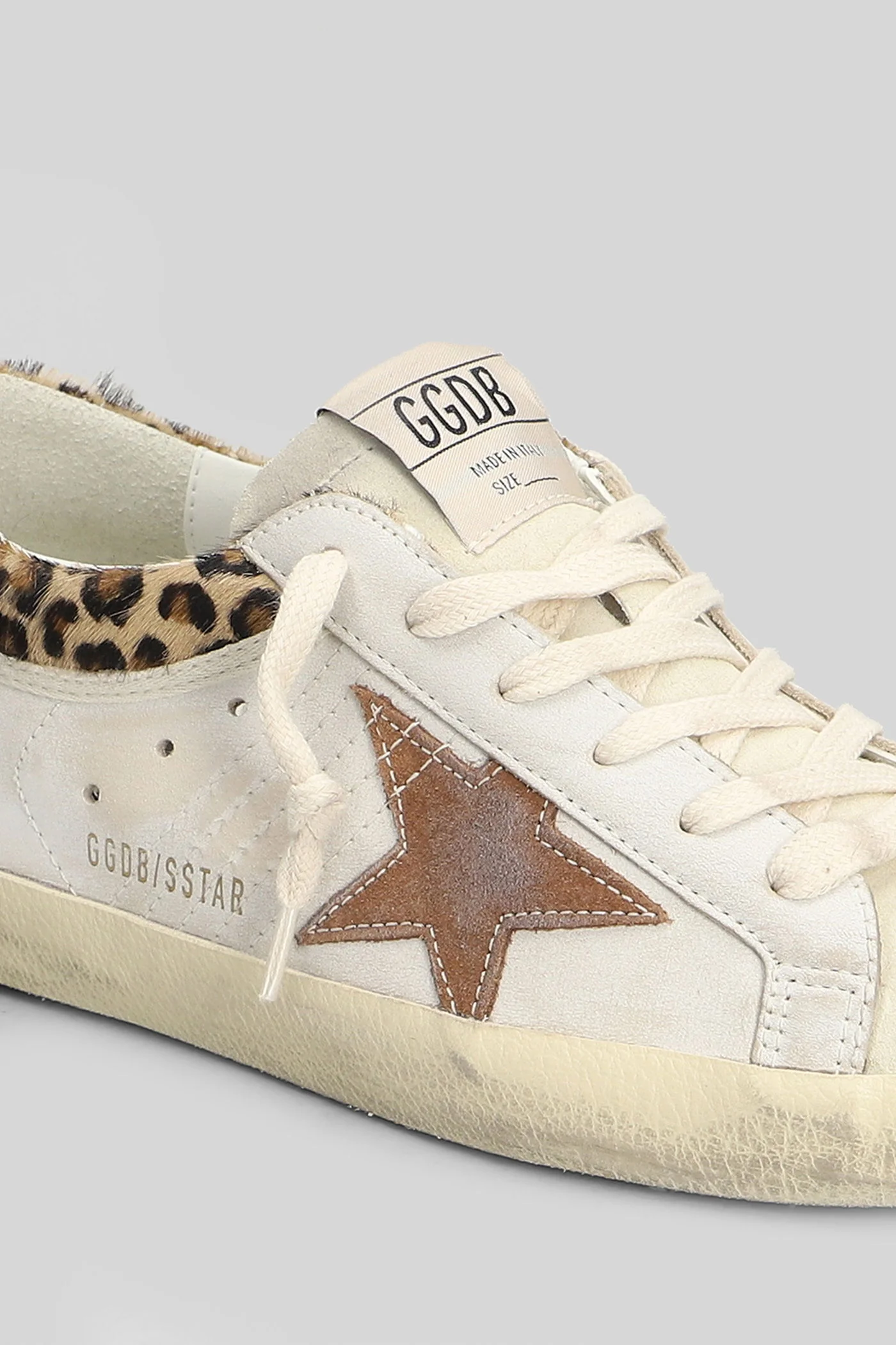 Superstar Sneakers in white suede and leather - Image 5
