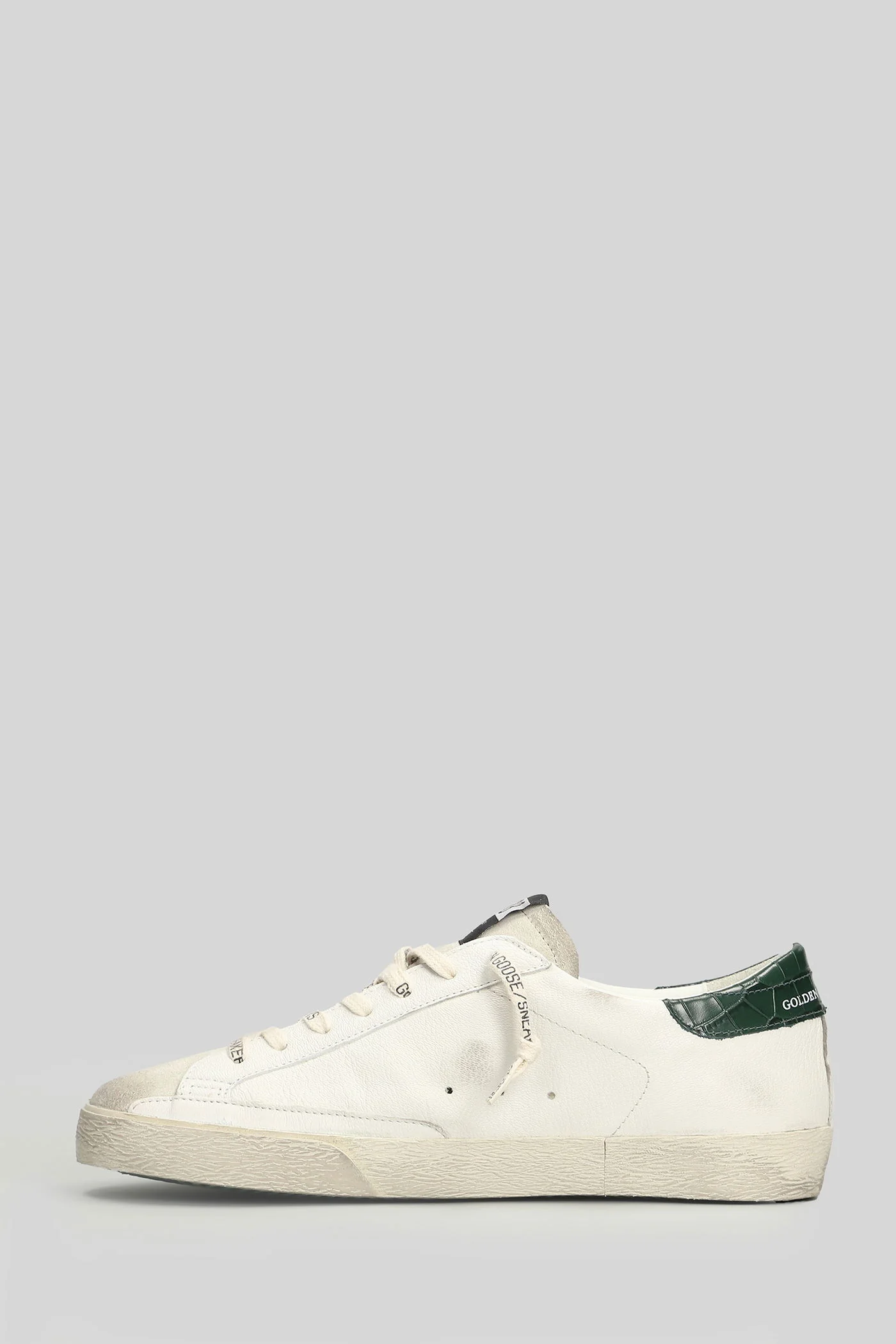 Superstar Sneakers in white suede and leather - Image 3