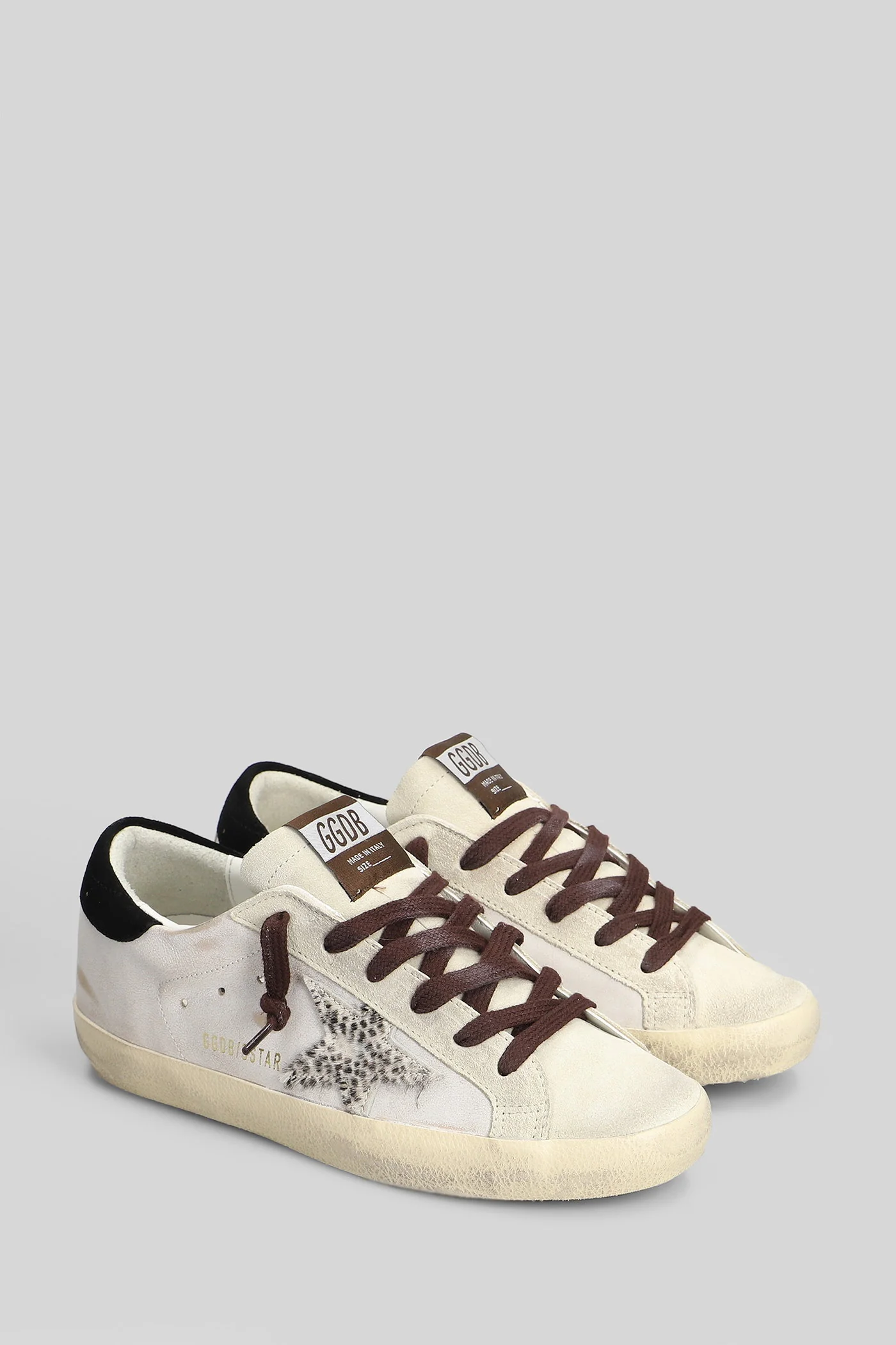 Superstar Sneakers in white suede and leather - Image 2