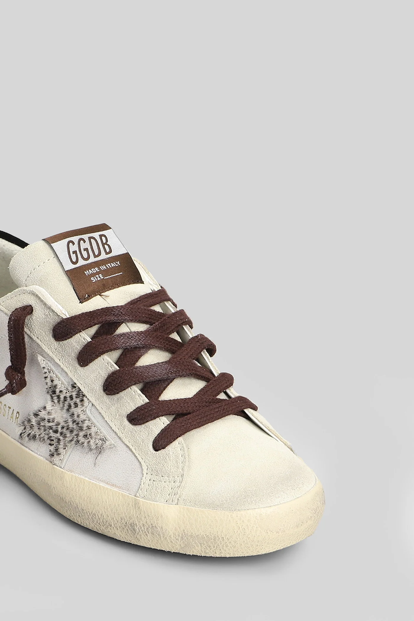 Superstar Sneakers in white suede and leather - Image 5