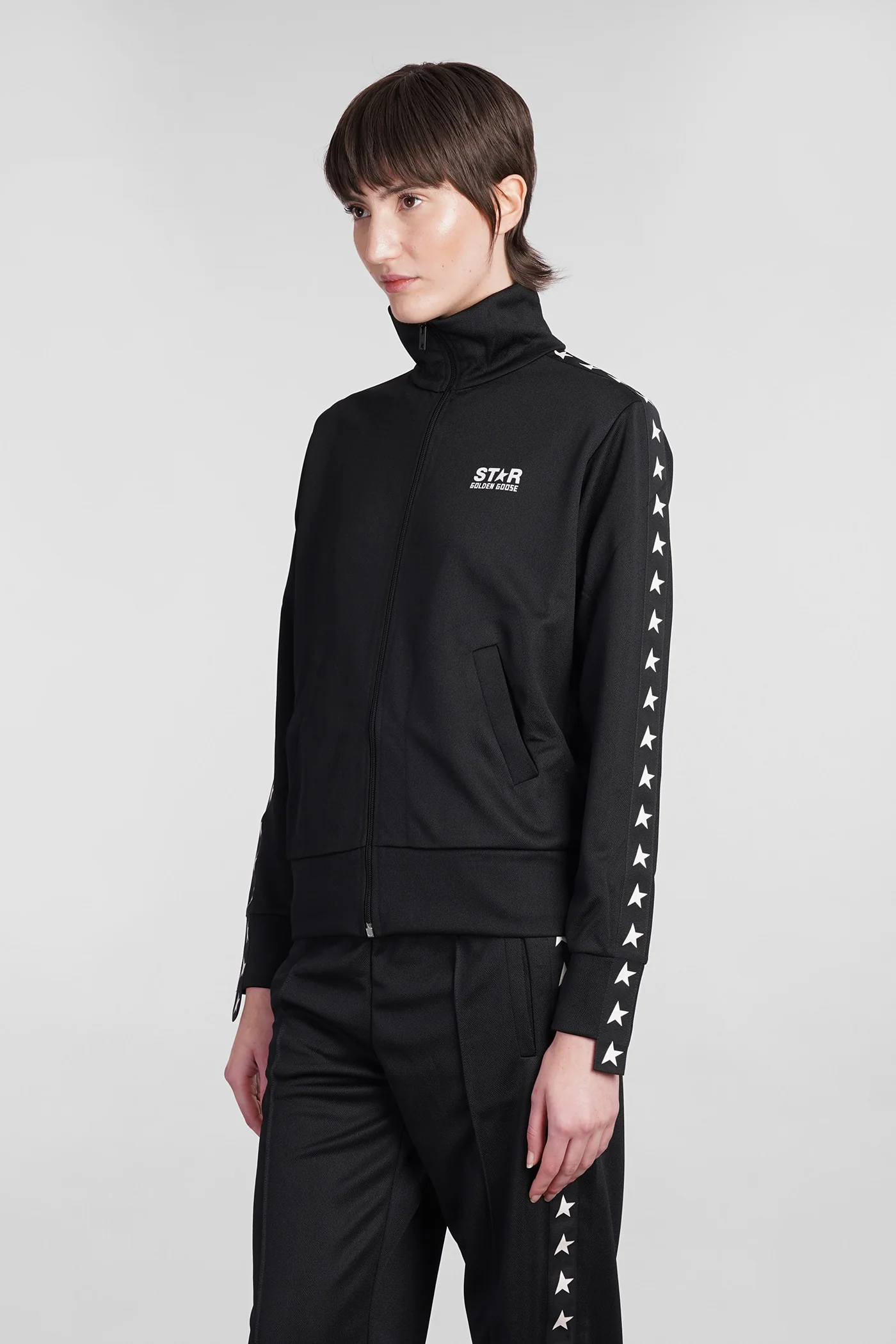 Sweatshirt in black polyester - Image 4