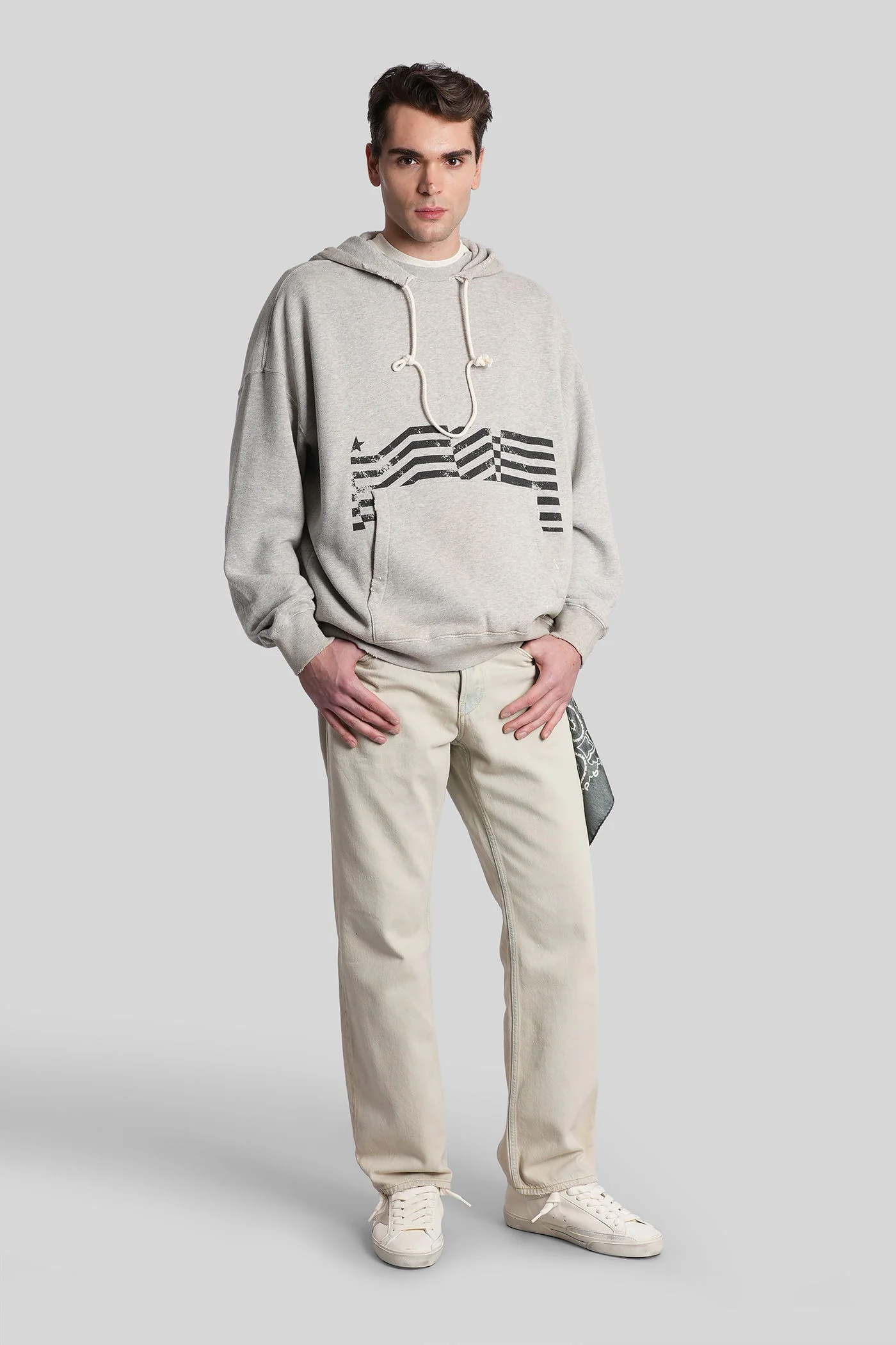 Sweatshirt in grey cotton - Image 2