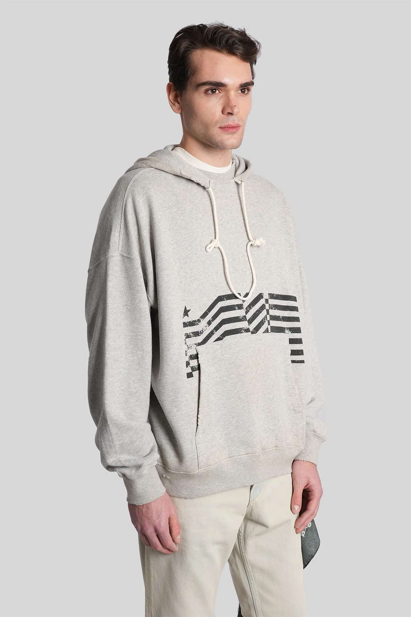 Sweatshirt in grey cotton - Image 4