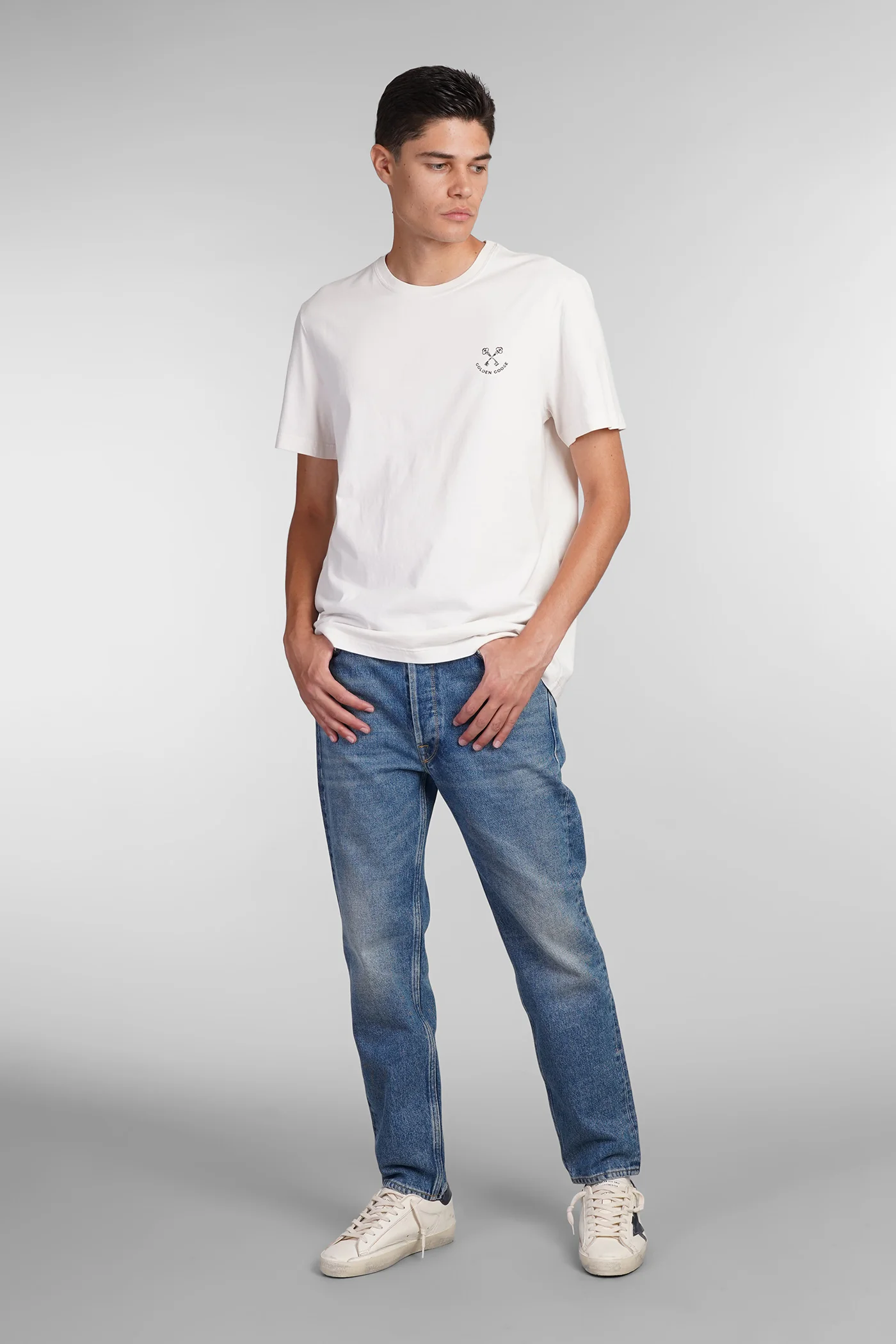 T-Shirt in beige cotton - Image 2