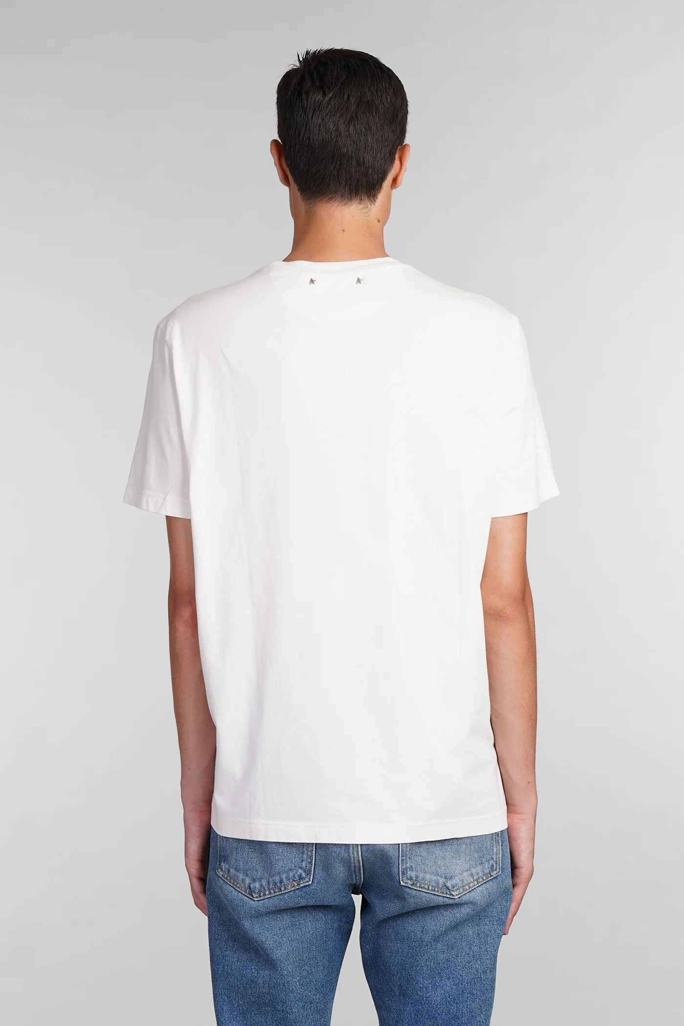 T-Shirt in beige cotton - Image 3