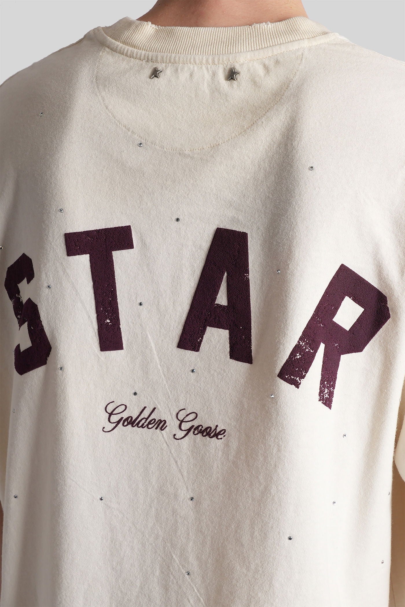 T-Shirt in beige cotton - Image 5