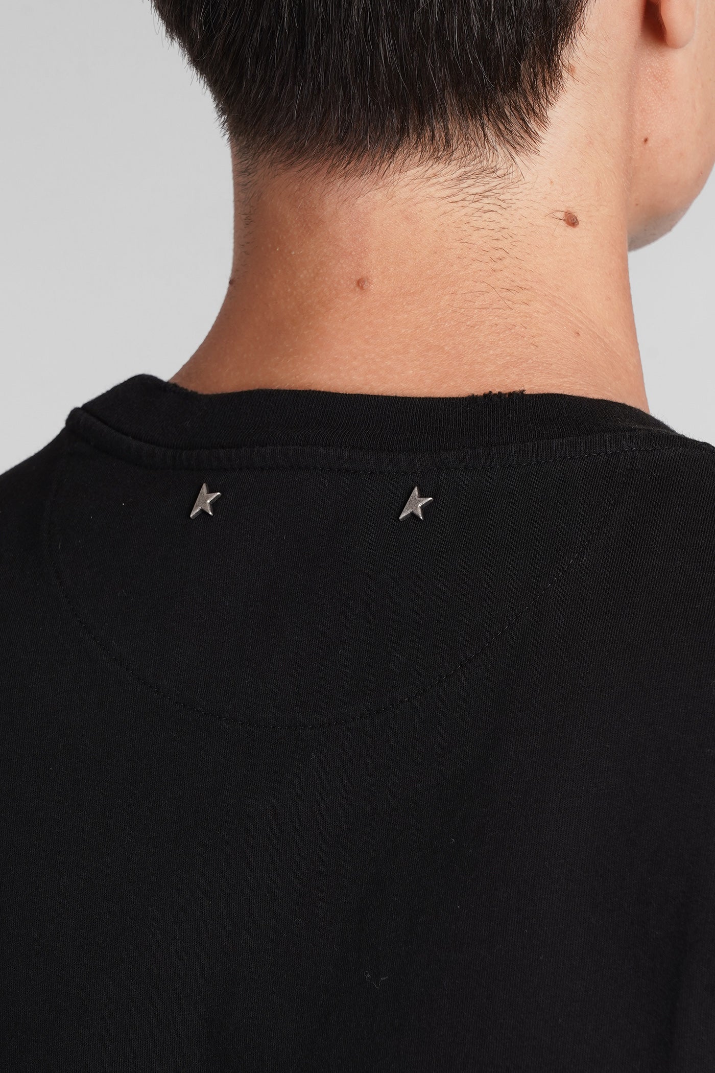 T-Shirt in black cotton - Image 5