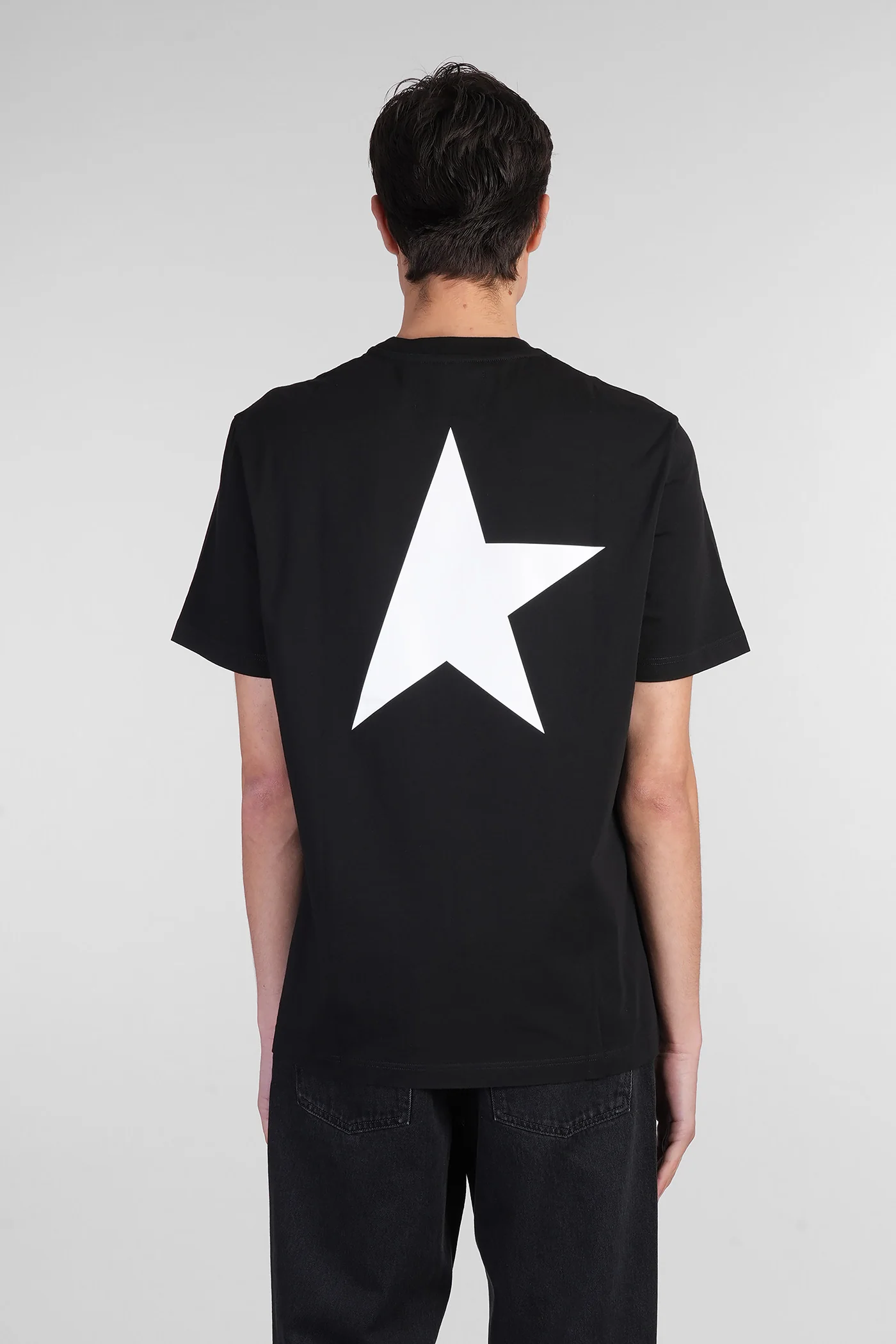 T-Shirt in black cotton - Image 3