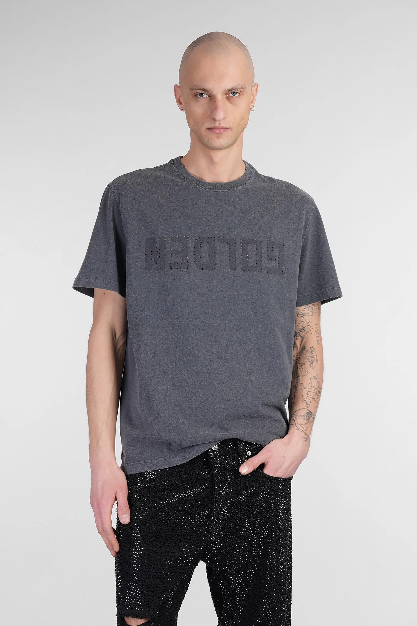 T-Shirt in grey cotton
