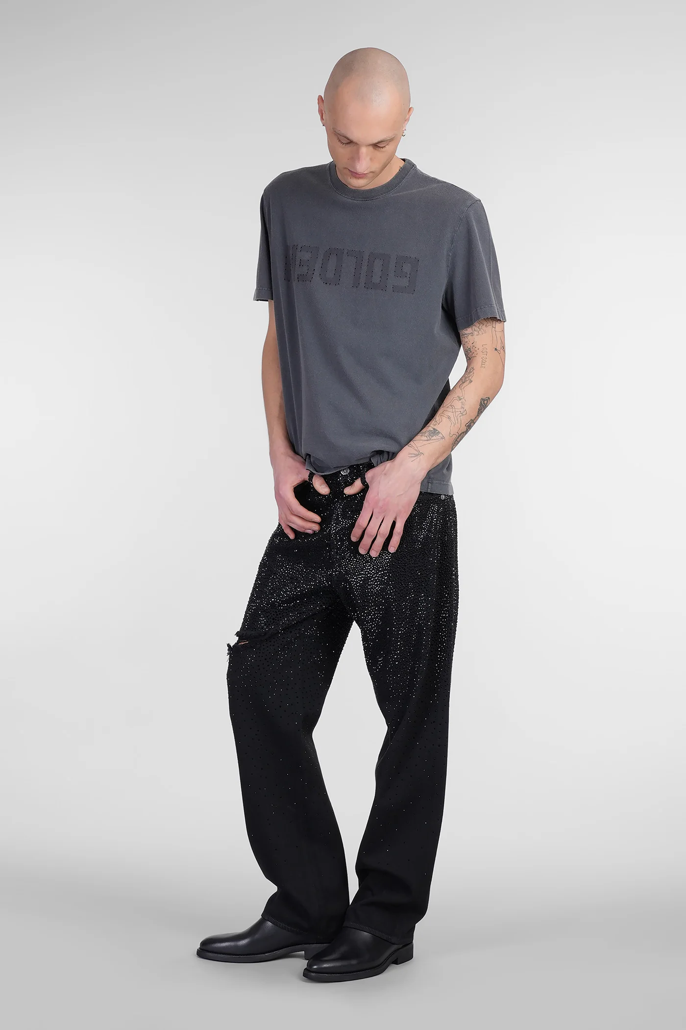 T-Shirt in grey cotton - Image 2