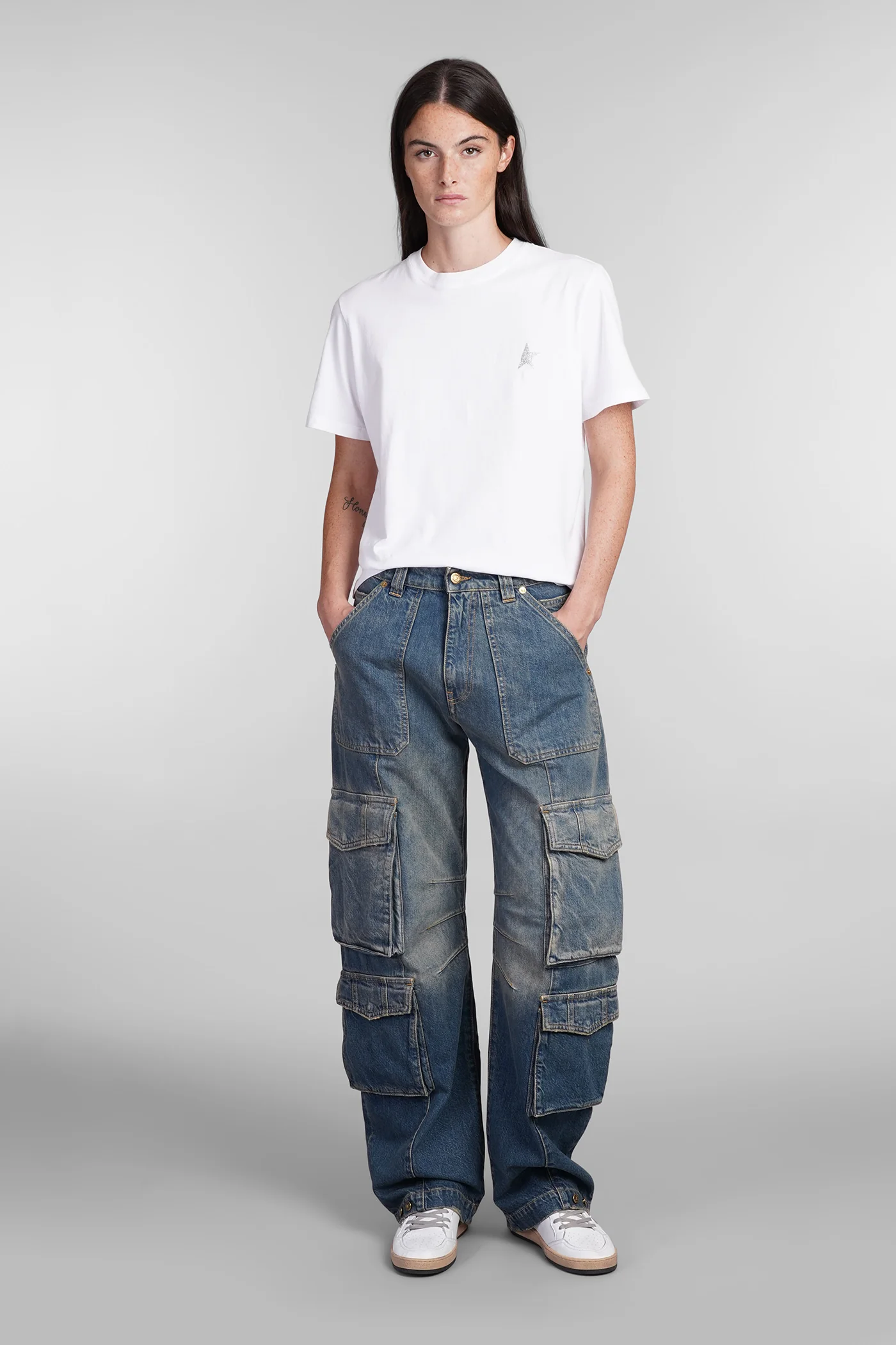 T-Shirt in white cotton - Image 22