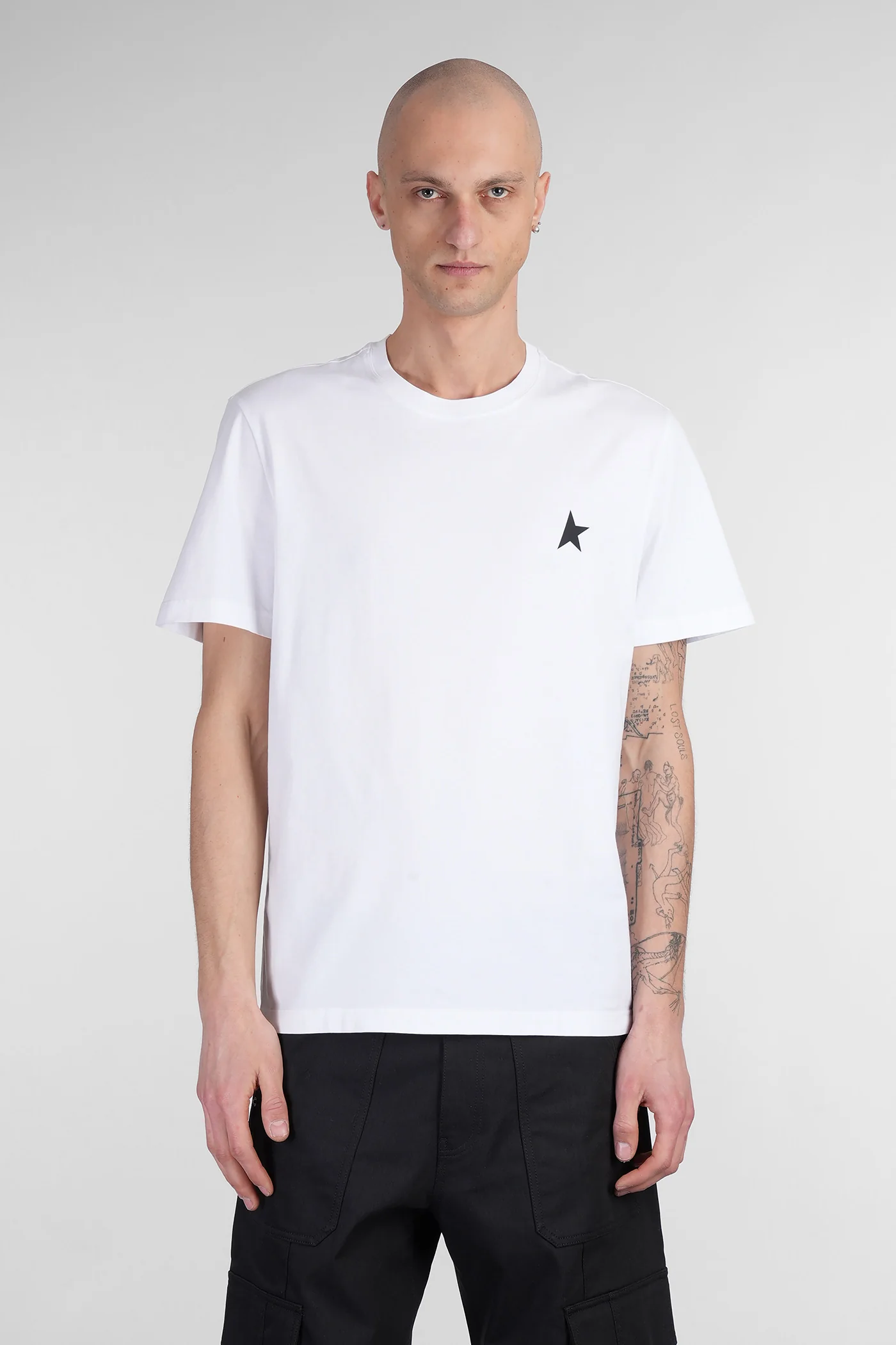 T-Shirt in white cotton